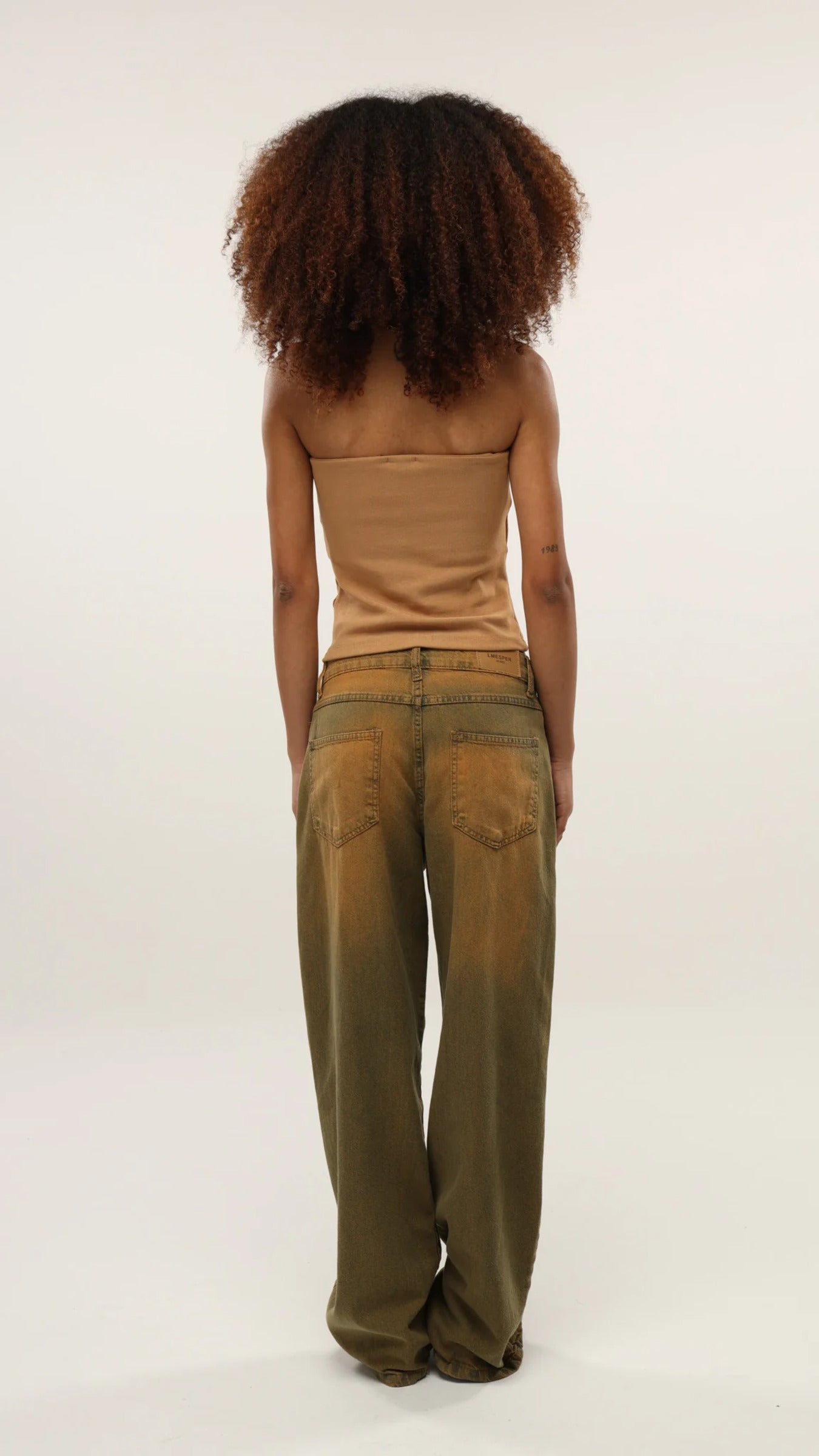 CALÇA JEANS OVERSIZED RUSTIC