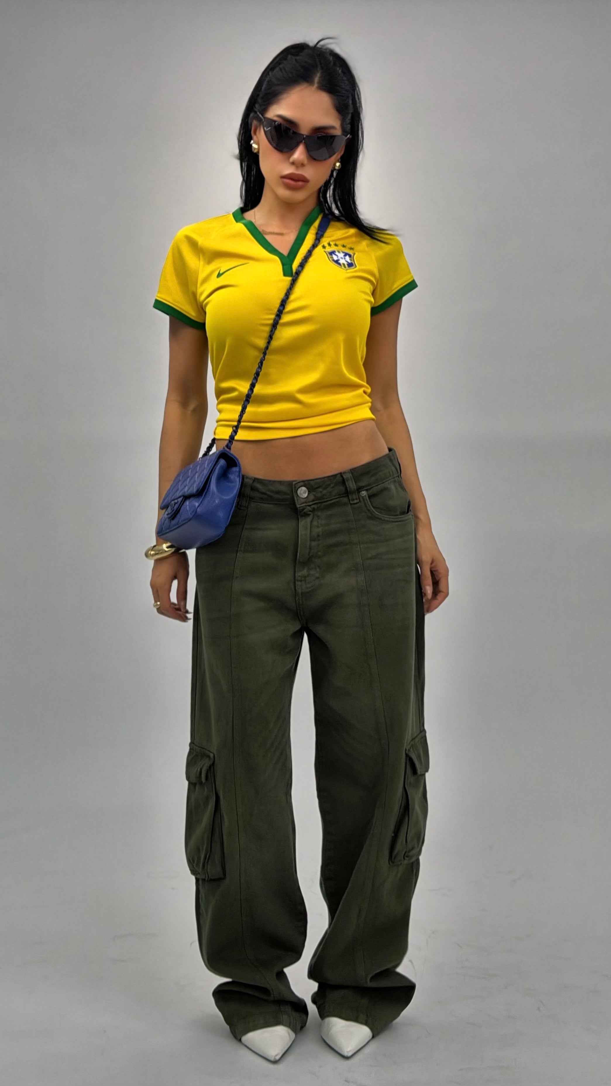 CALÇA JEANS SKATER VERDE COPA