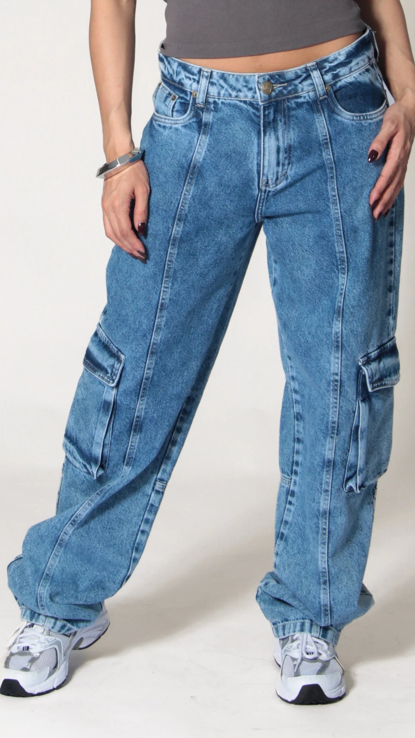 CALÇA JEANS SKATER