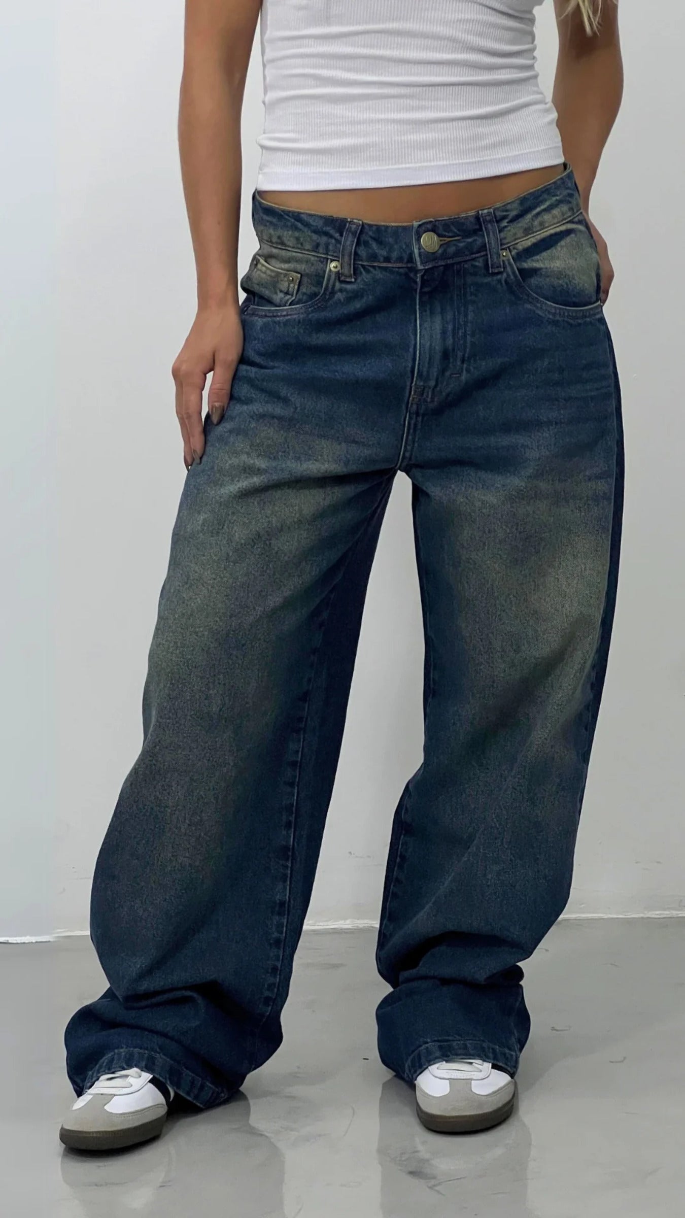 CALÇA JEANS OVERSIZED VINTAGE