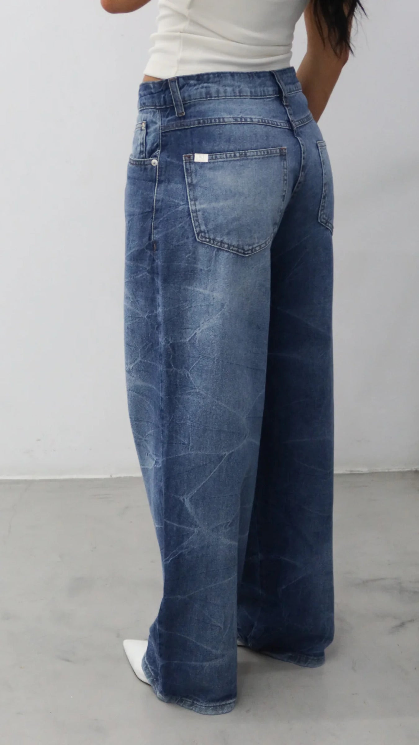 CALÇA JEANS OVERSIZED WAVES