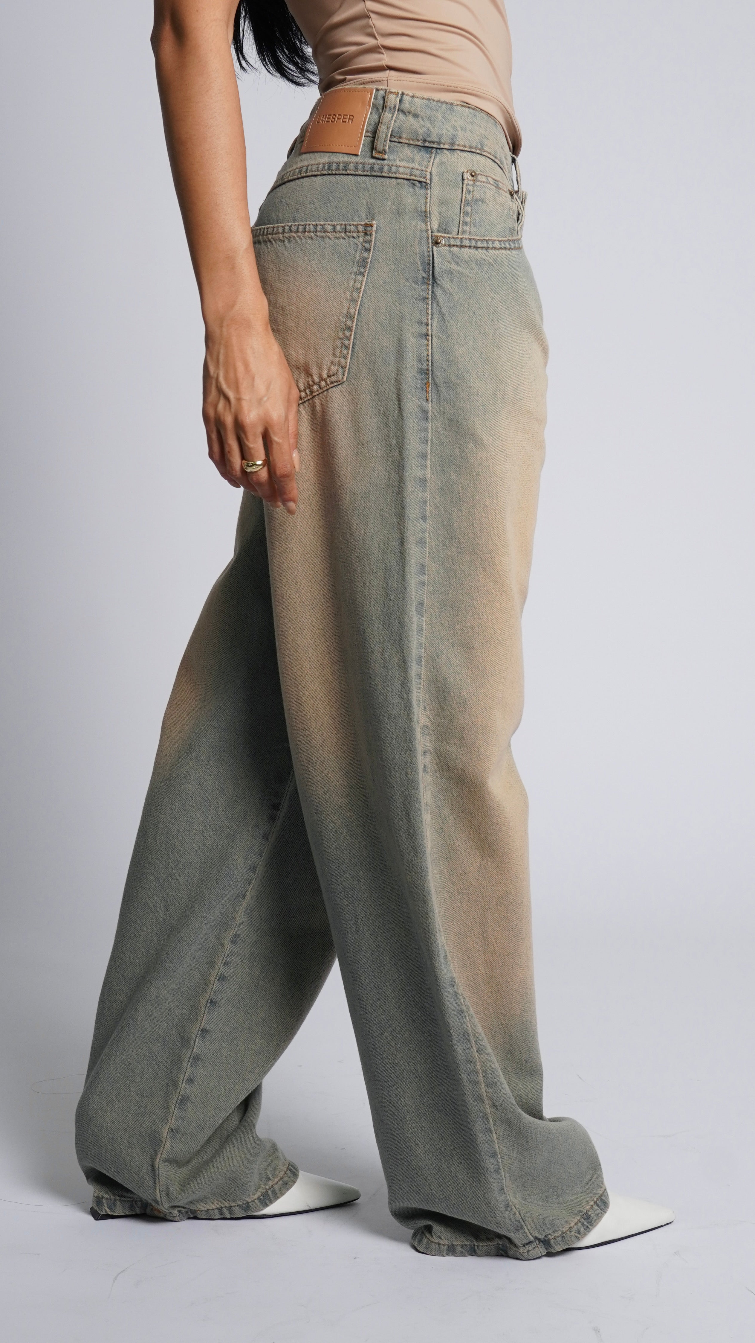 CALÇA JEANS OVERSIZED DESERT MIRAGE