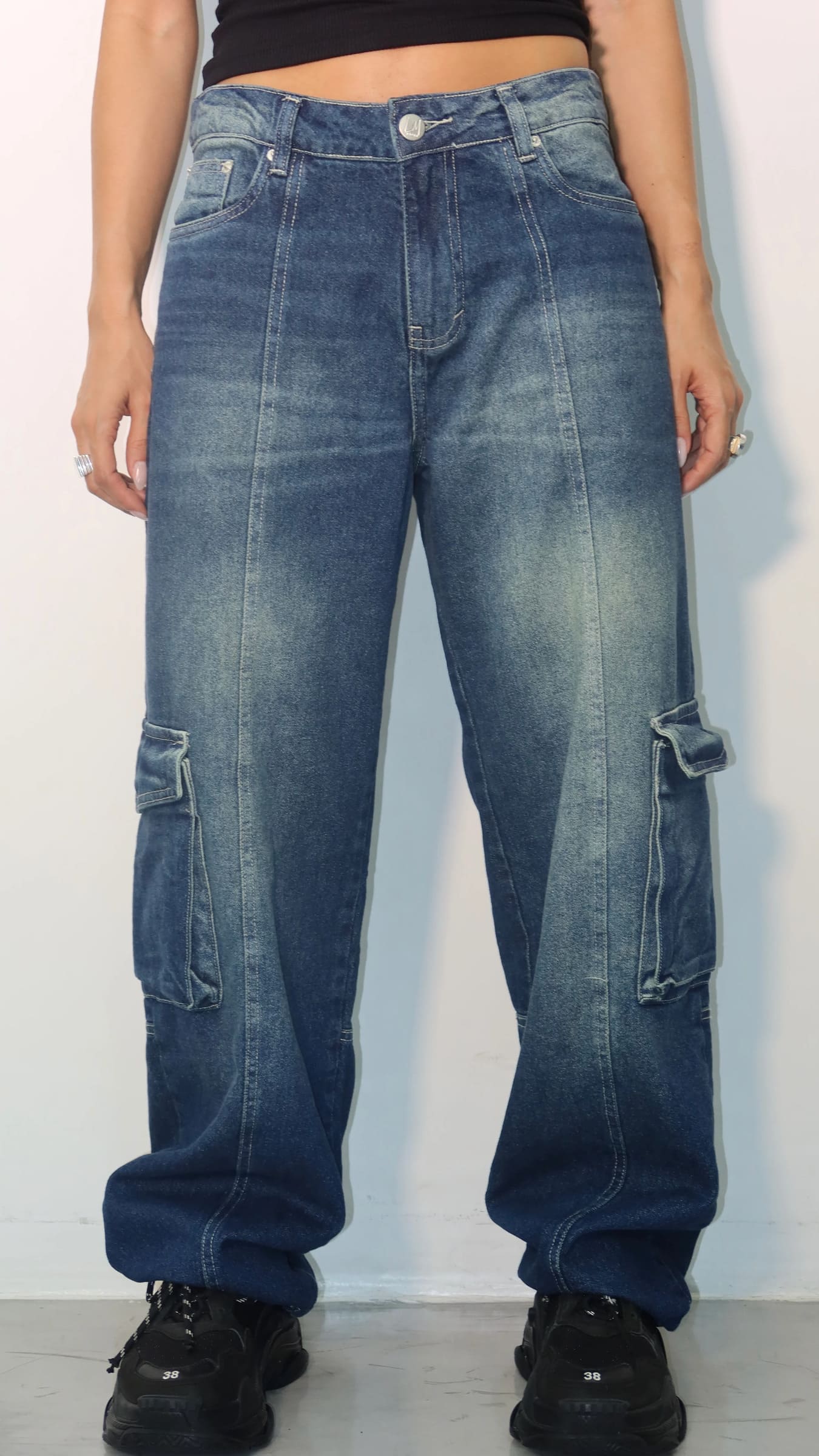 CALÇA JEANS SKATER DARK VINTAGE