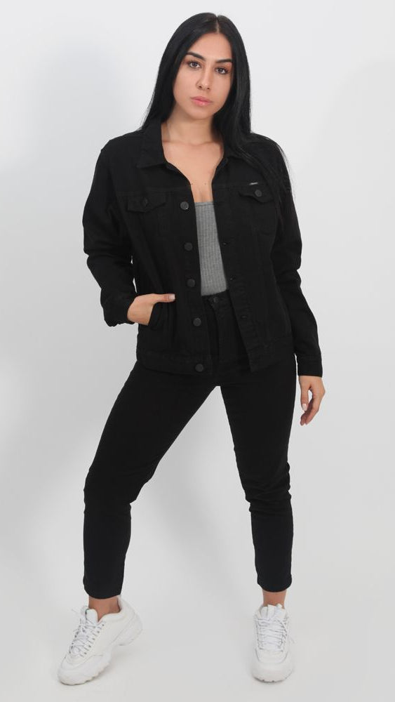 CALÇA SKINNY CINTURA ALTA CAPRI PRETA