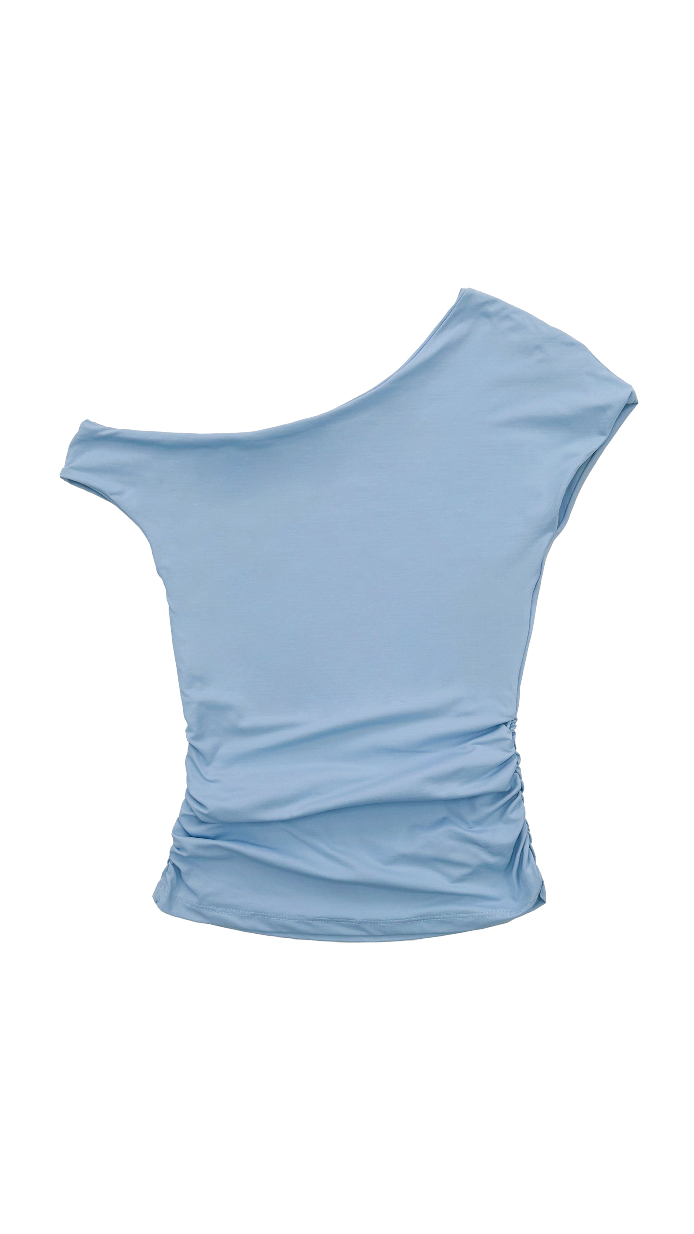 BLUSA ASSIMÉTRICA AZUL