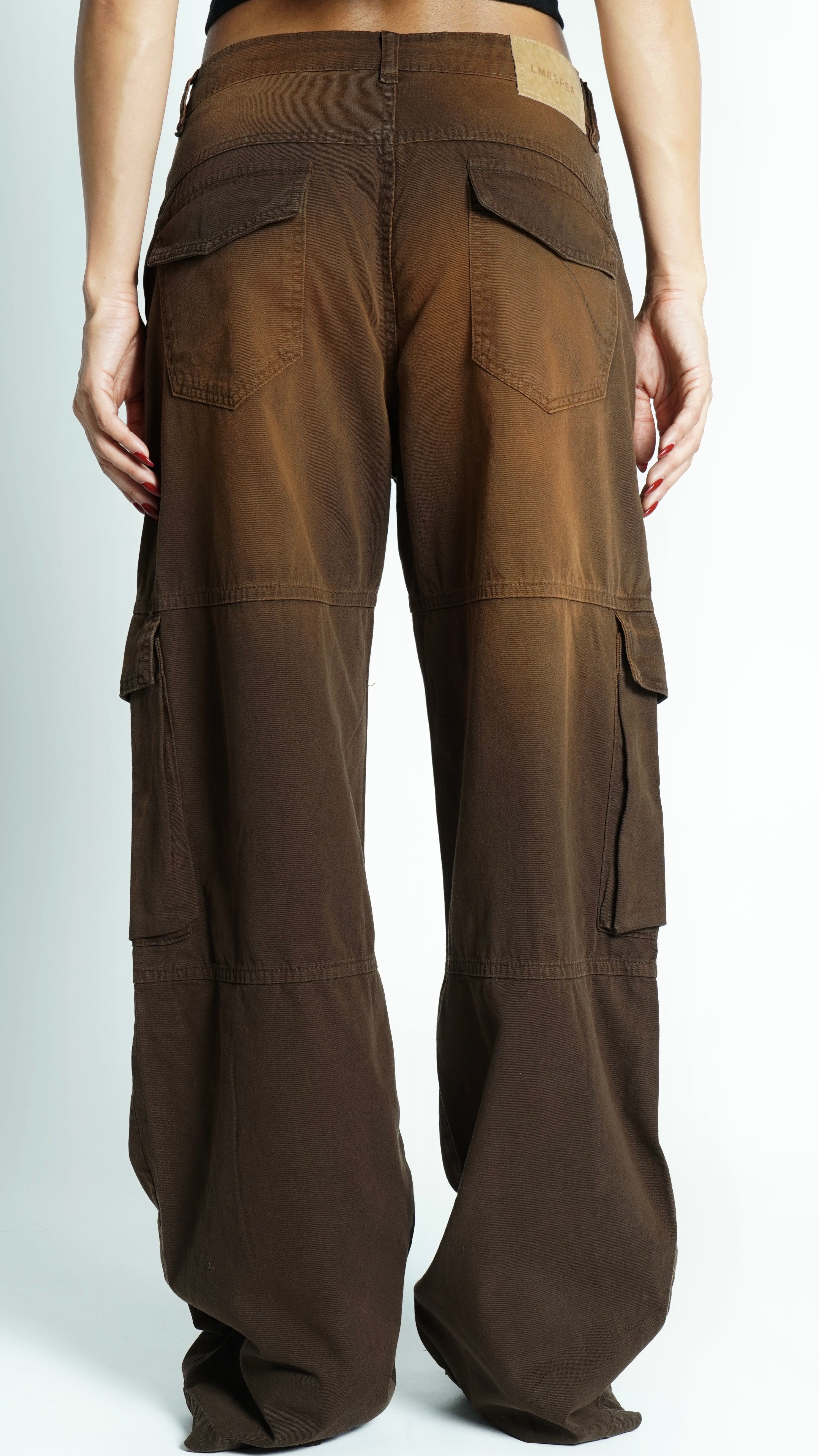 CALÇA SARJA CARGO WHISKY