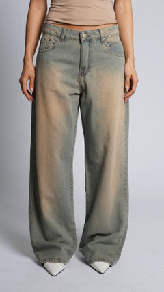 CALÇA JEANS OVERSIZED DESERT MIRAGE