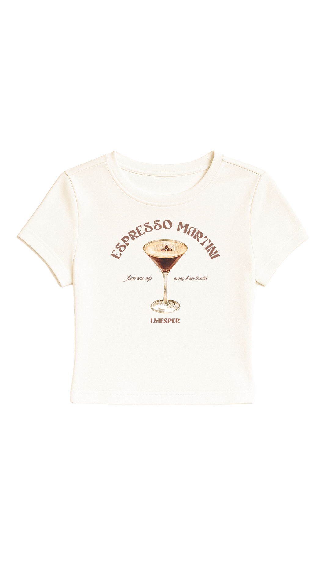 BABY TEE ESPRESSO MARTINI