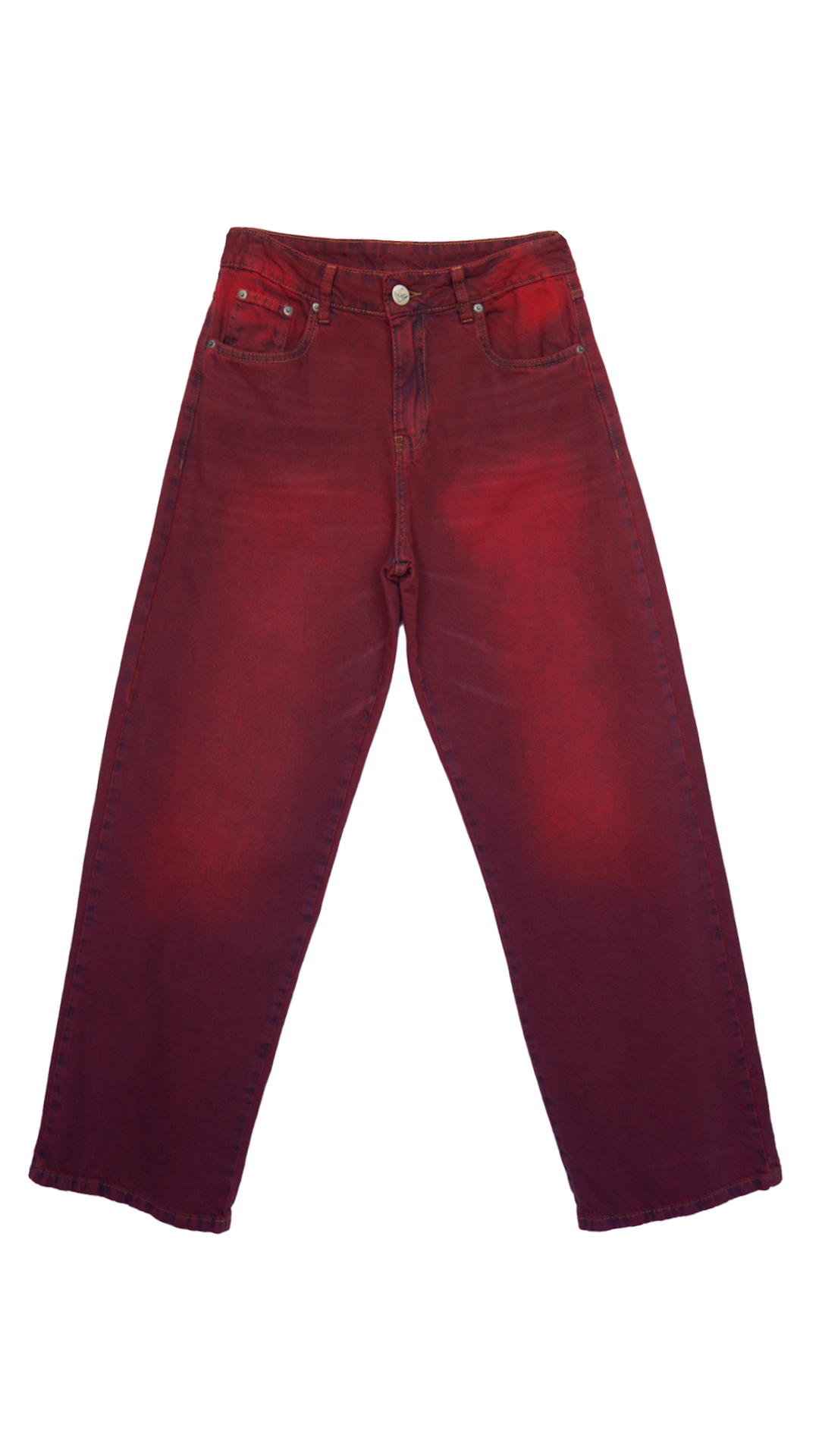 CALÇA JEANS OVERSIZED CHERRY