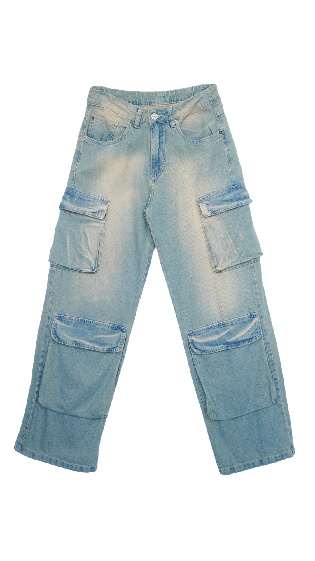 CALÇA JEANS POCKET Y2K