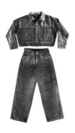 CONJUNTO JAQUETA/CALÇA PREMIUM SILVER