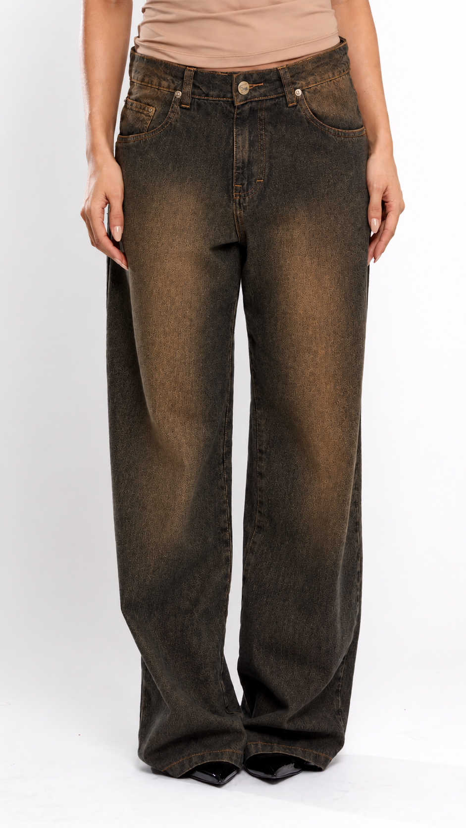 CALÇA JEANS OVERSIZED RETRÔ