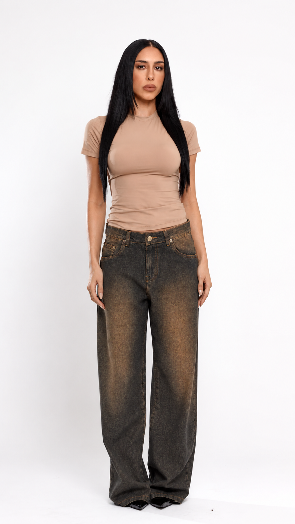 CALÇA JEANS OVERSIZED RETRÔ