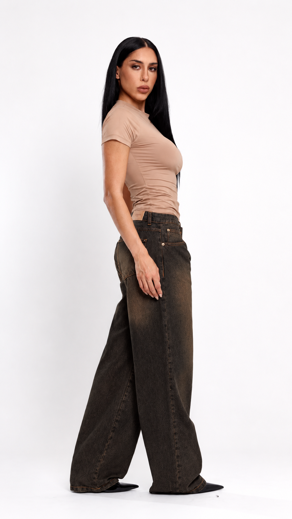 CALÇA JEANS OVERSIZED RETRÔ
