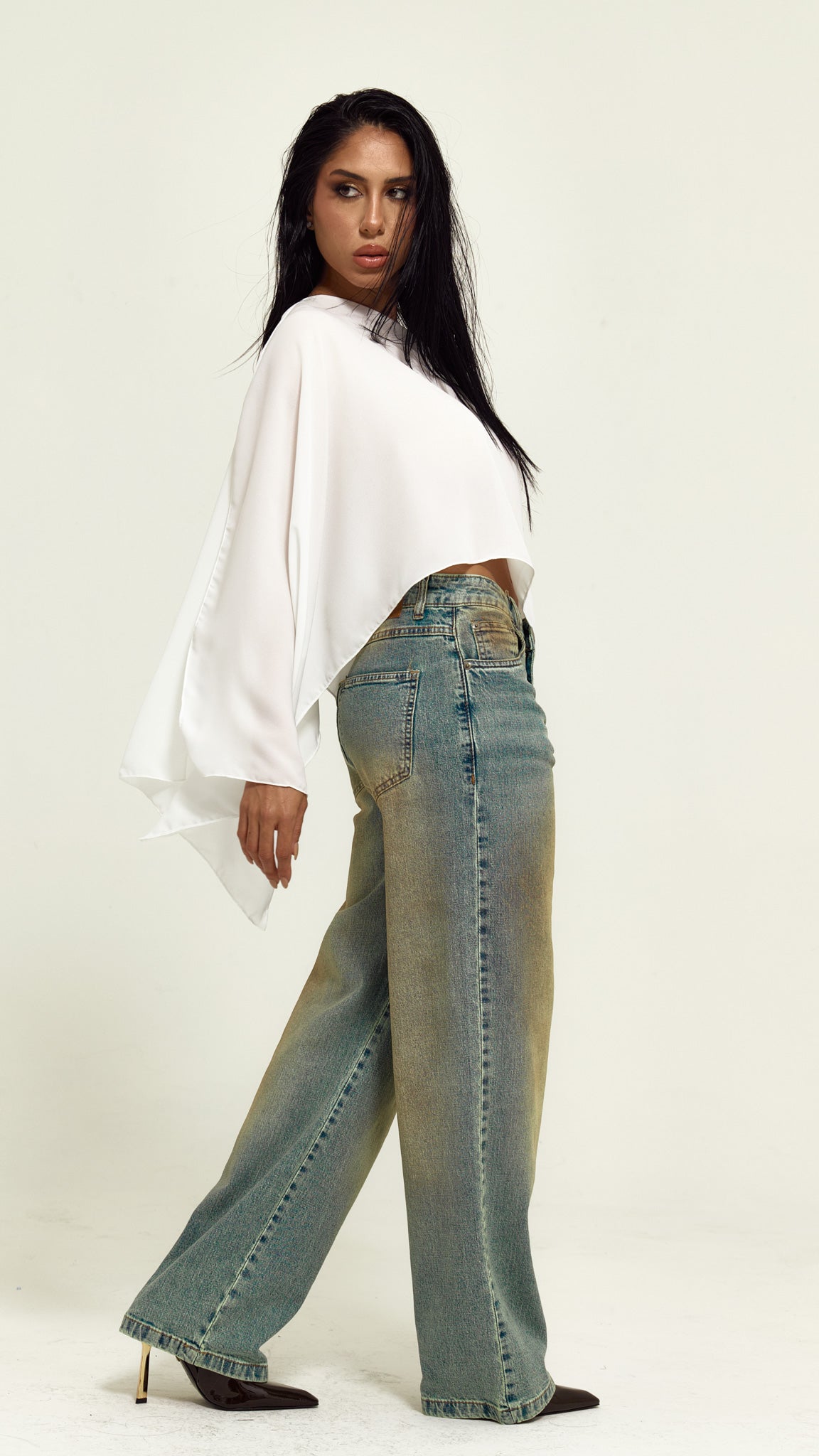 CALÇA JEANS OVERSIZED COASTAL