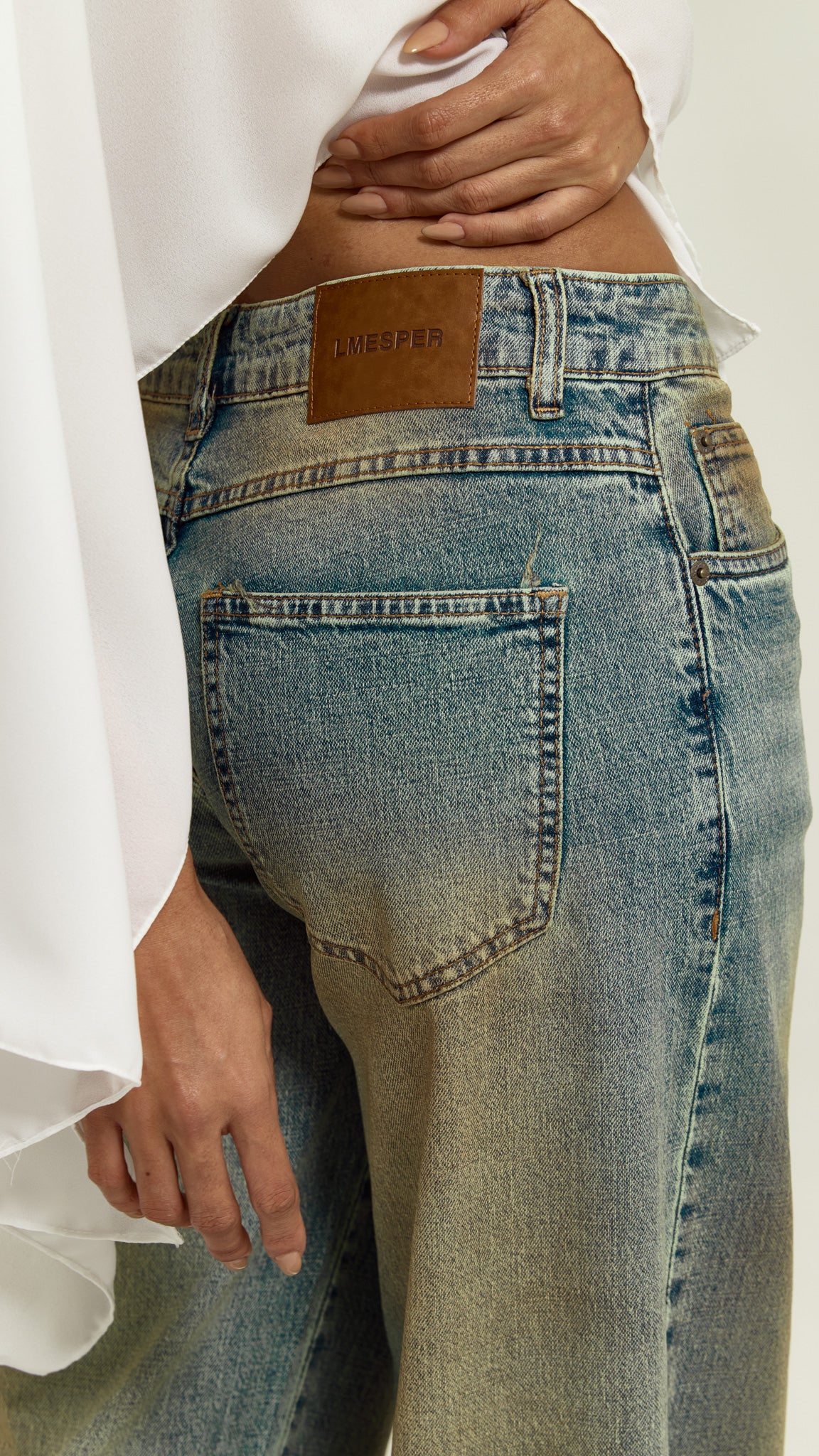 CALÇA JEANS OVERSIZED COASTAL