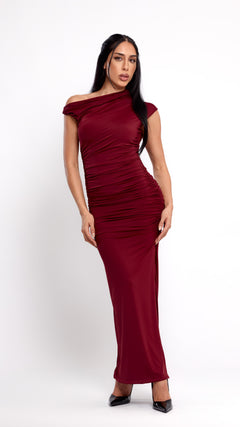 VESTIDO SCULPT BORDÔ