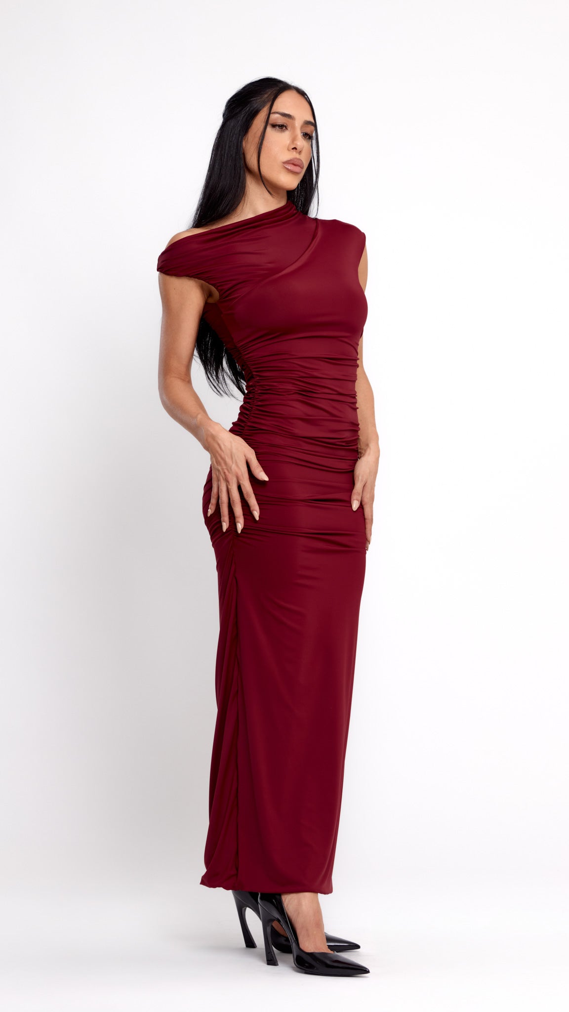 VESTIDO SCULPT BORDÔ