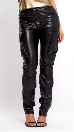 CALÇA COURO POCKET