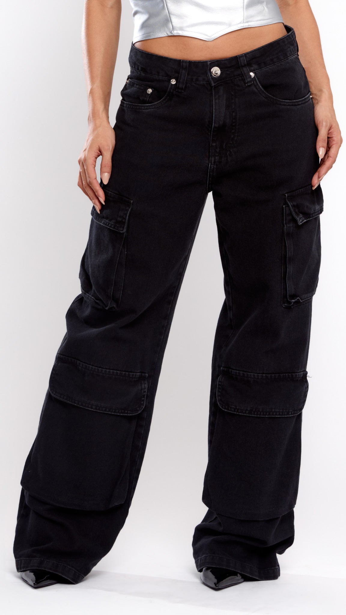 CALÇA JEANS POCKET BLACK