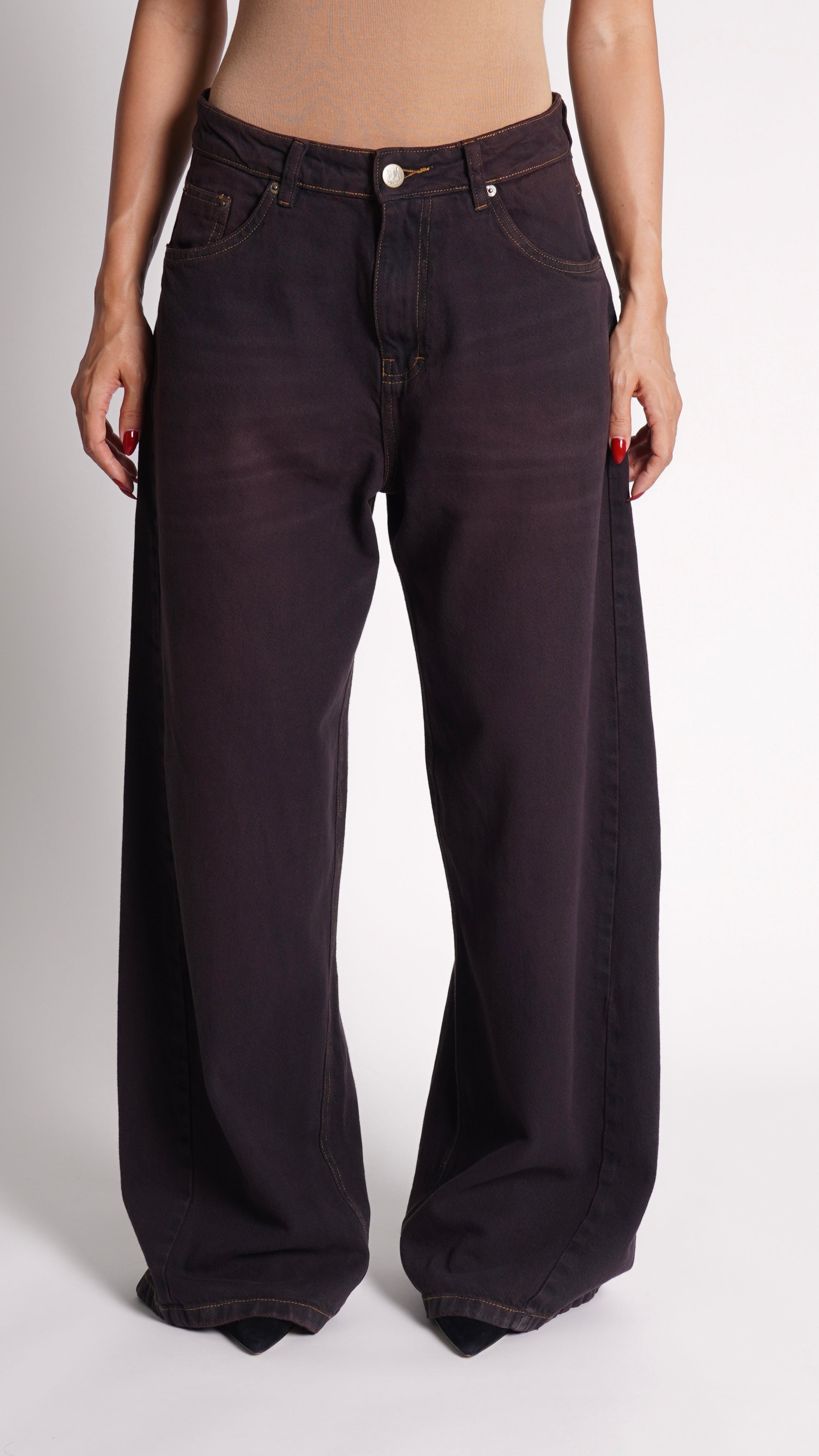 CALÇA JEANS BAGGY MULBERRY
