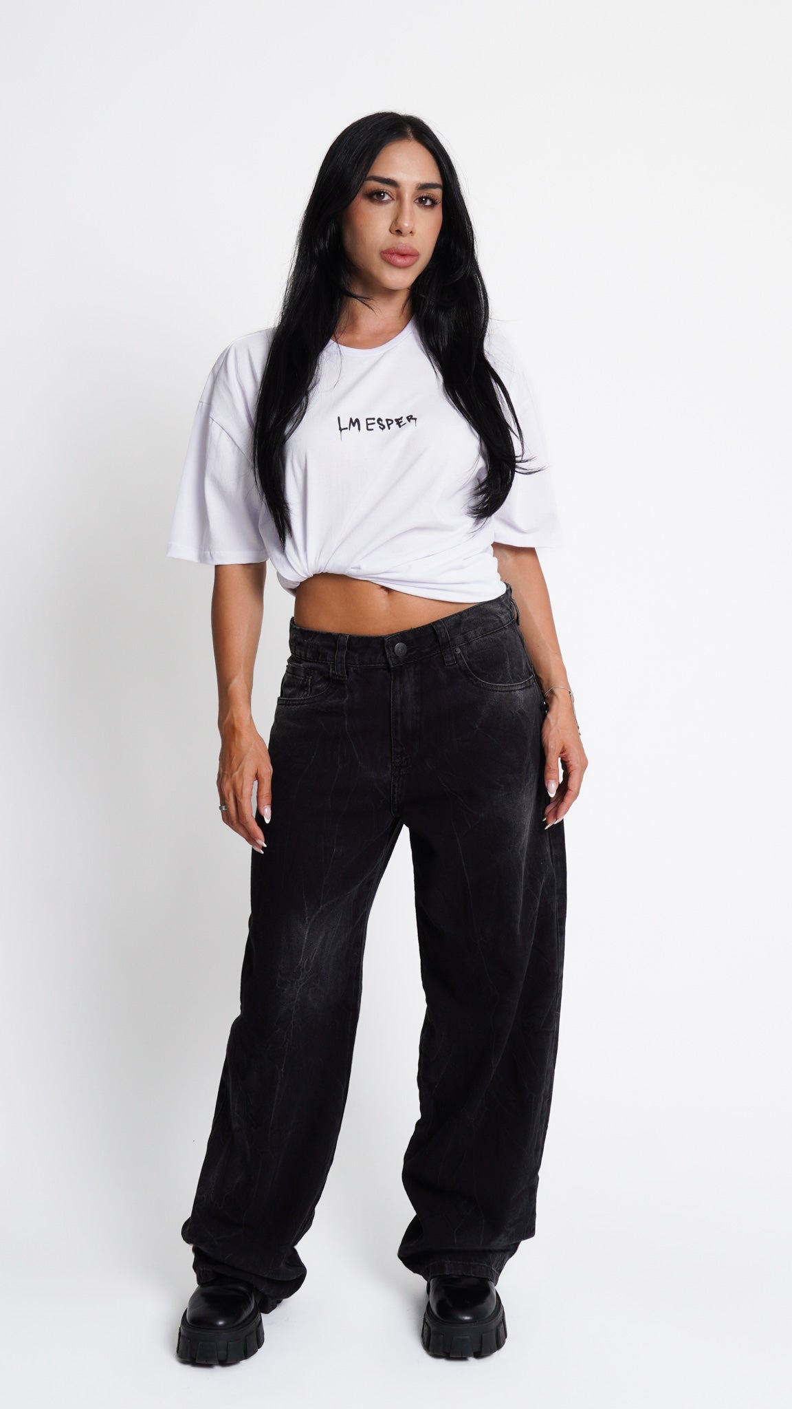 CALÇA JEANS OVERSIZED SOFT STORM