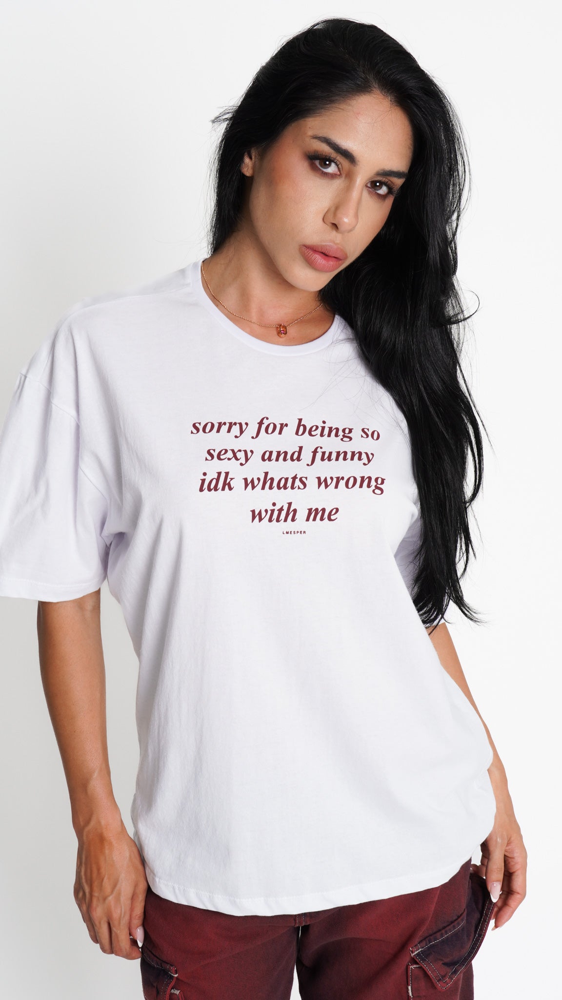 T-SHIRT OVERSIZED SORRY