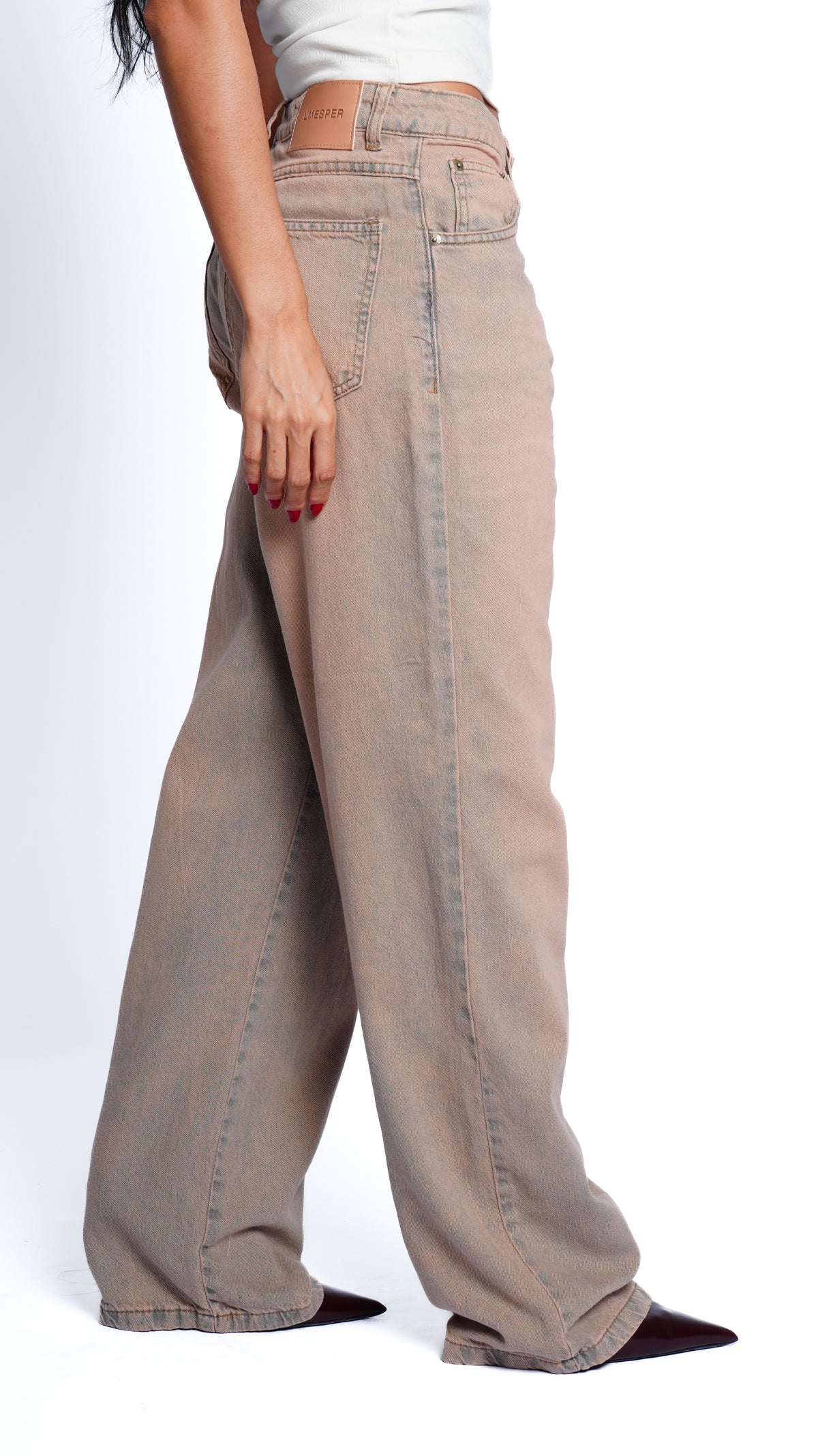 CALÇA JEANS OVERSIZED DESERT ROSE