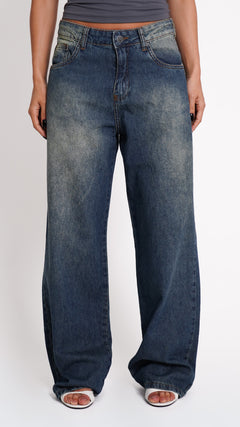 CALÇA JEANS OVERSIZED VINTAGE