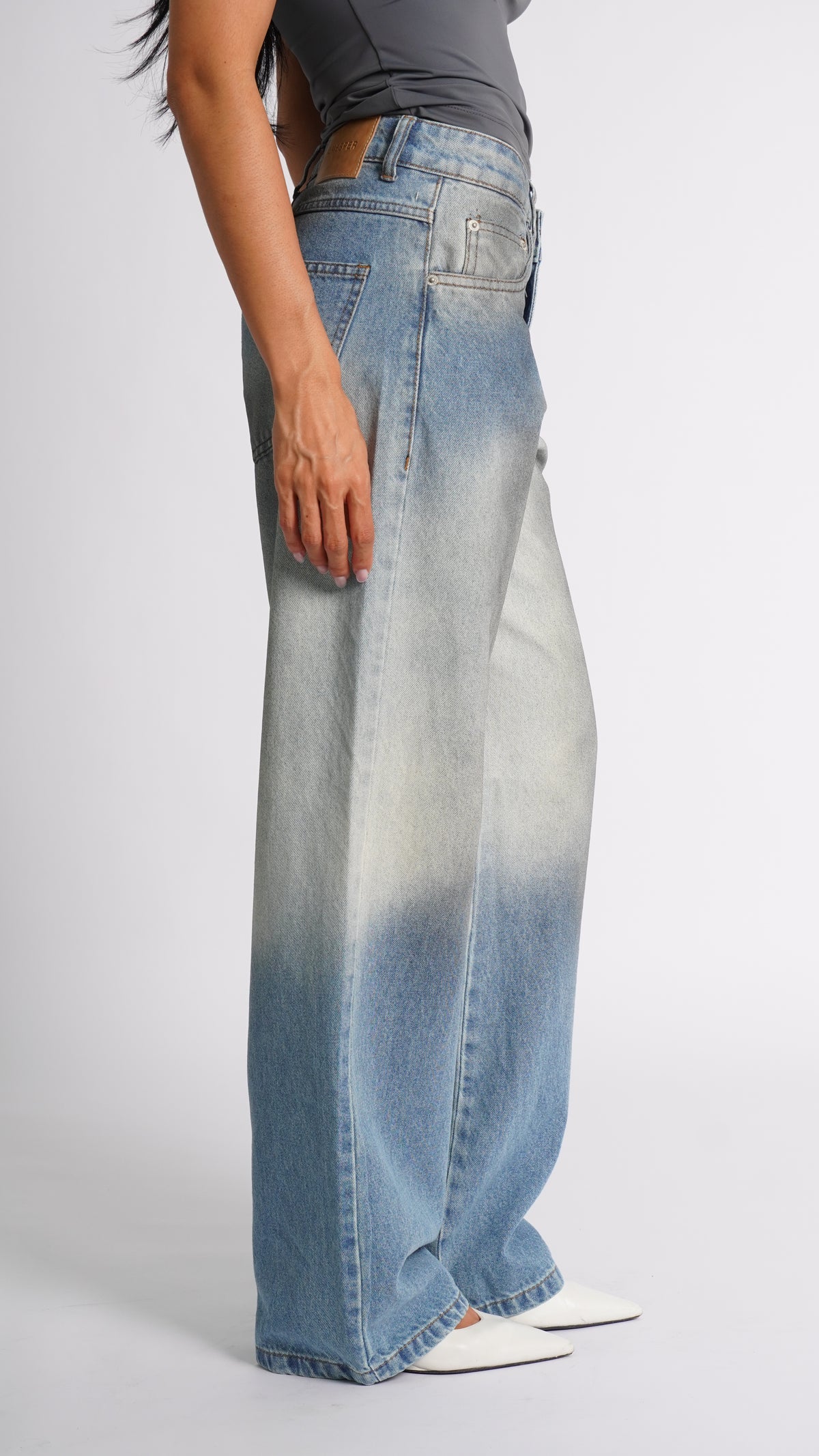 CALÇA JEANS OVERSIZED BLUE STONE