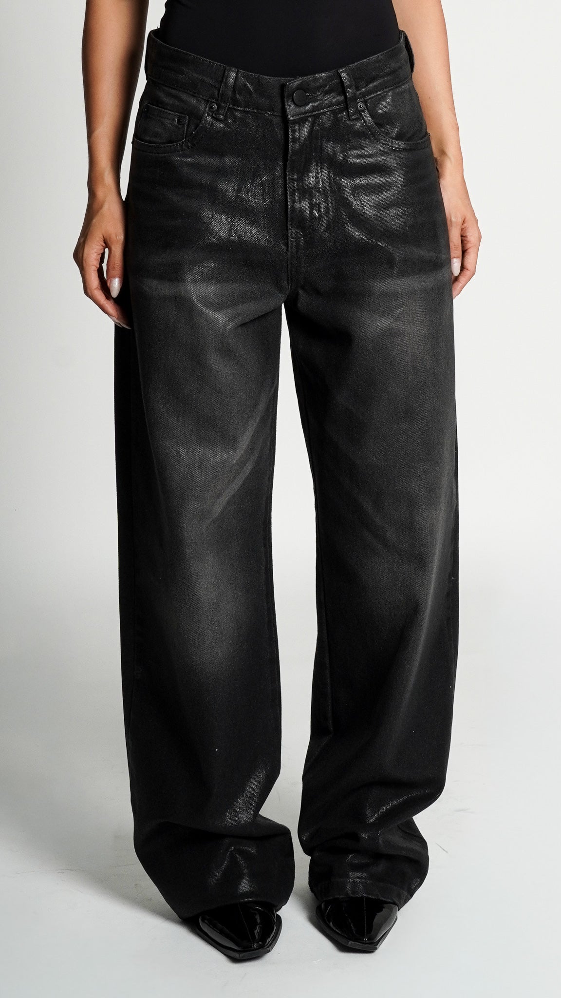 CALÇA JEANS PREMIUM BLACK RESIN