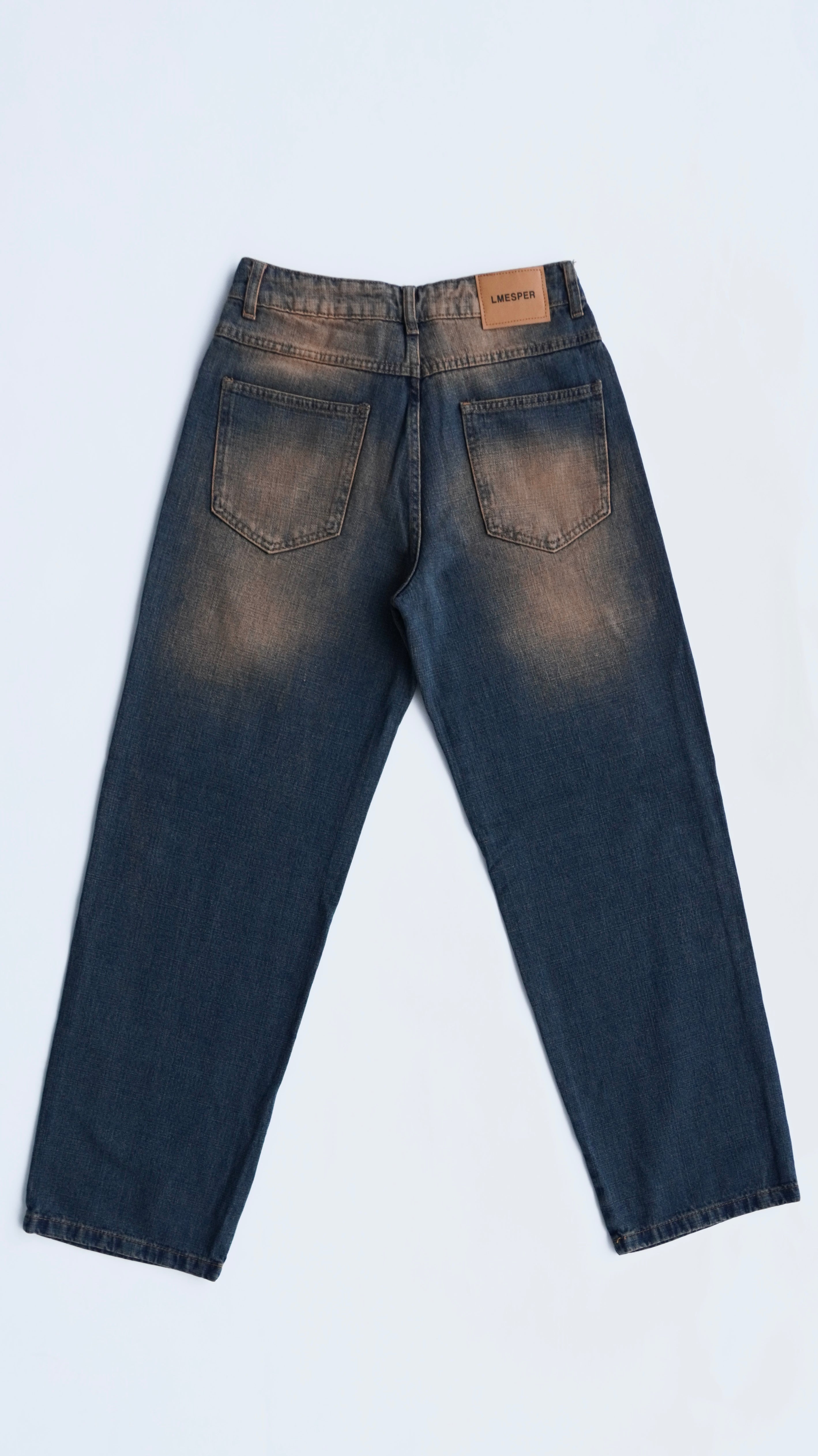 CALÇA JEANS OVERSIZED BOHO VINTAGE