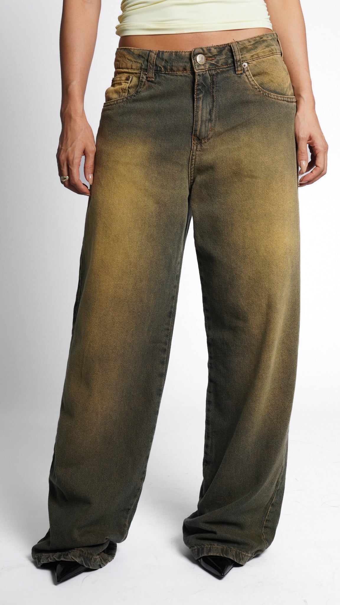 CALÇA JEANS OVERSIZED BRASIL