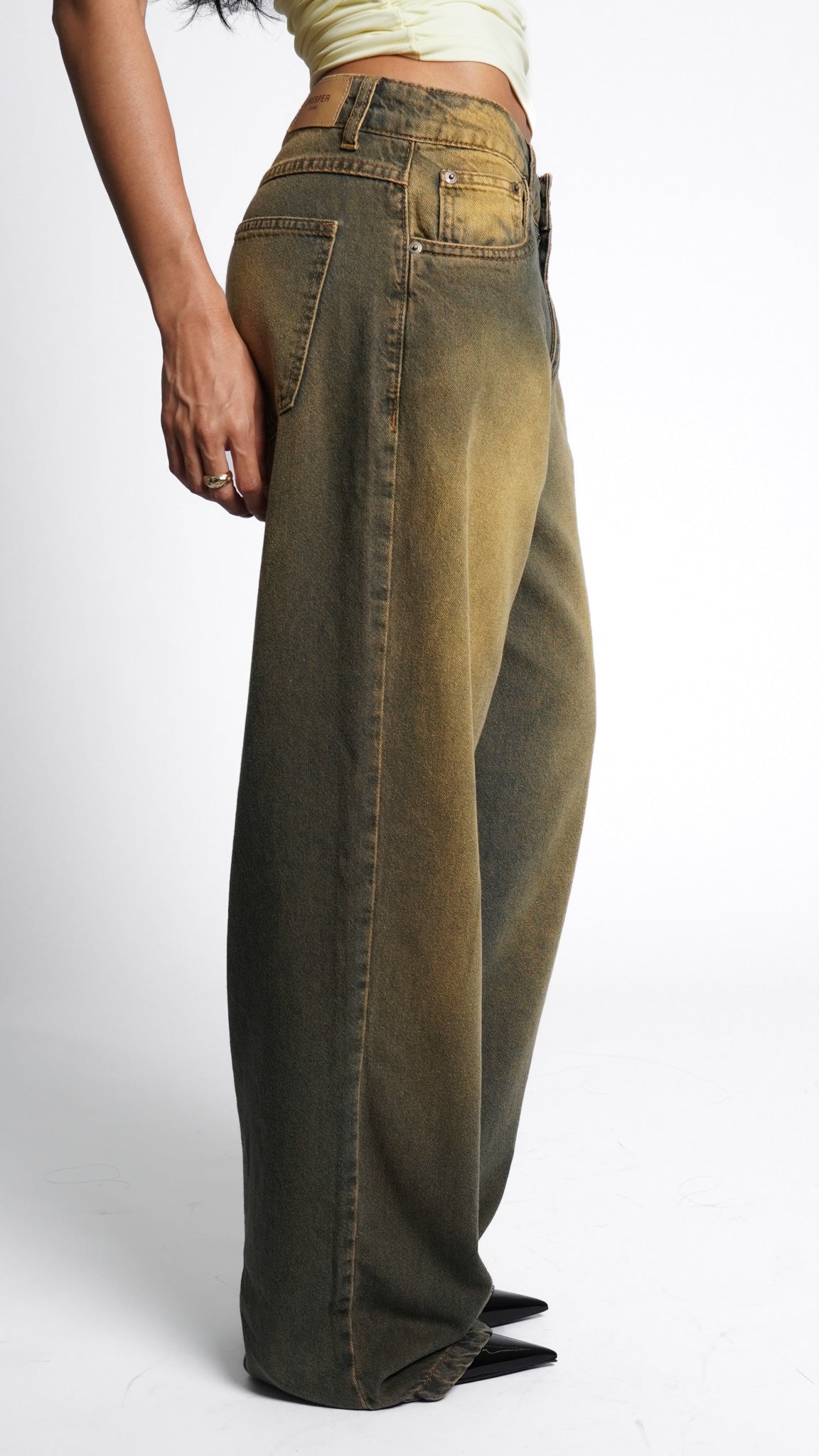 CALÇA JEANS OVERSIZED BRASIL