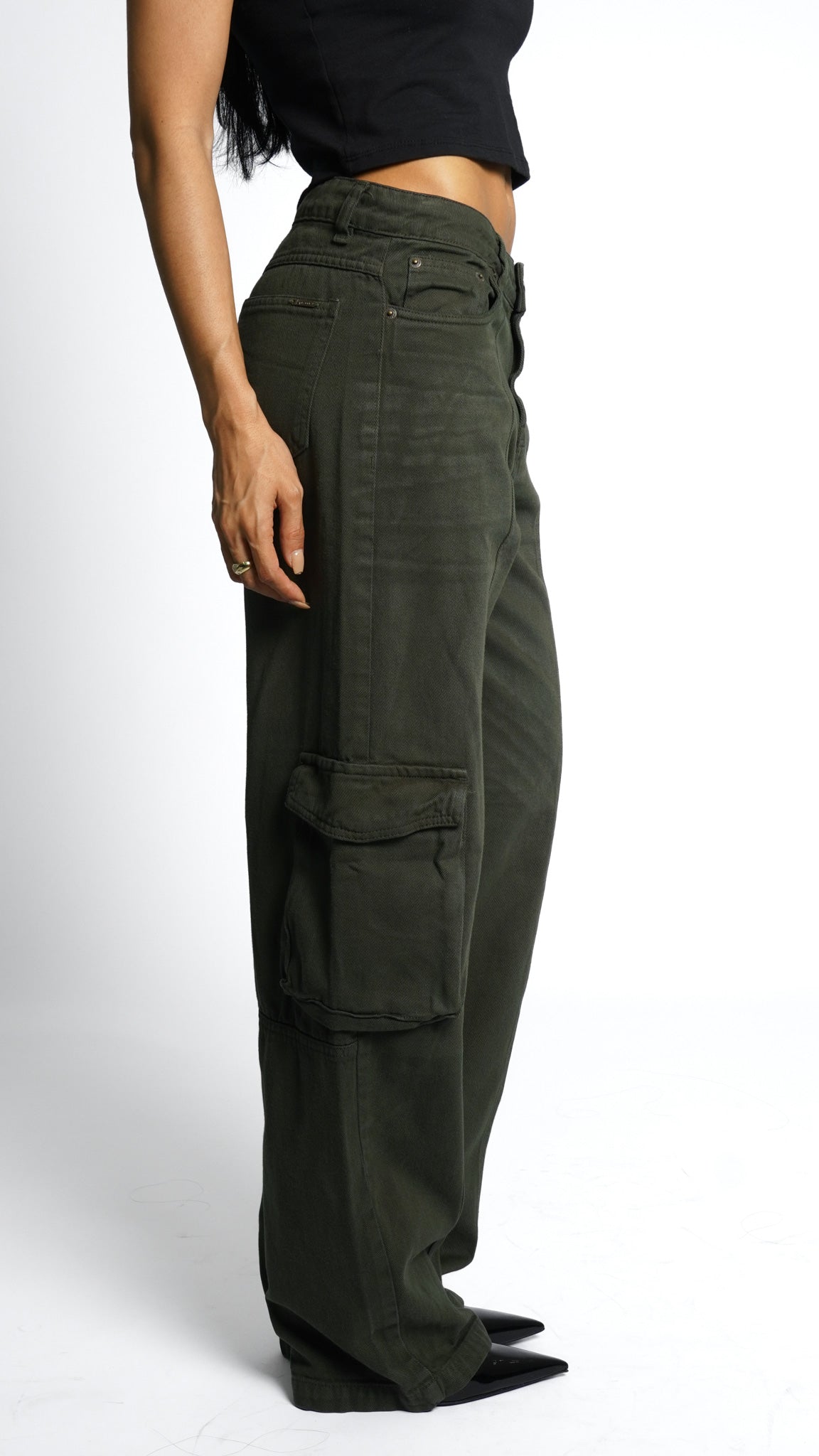 CALÇA JEANS SKATER VERDE COPA
