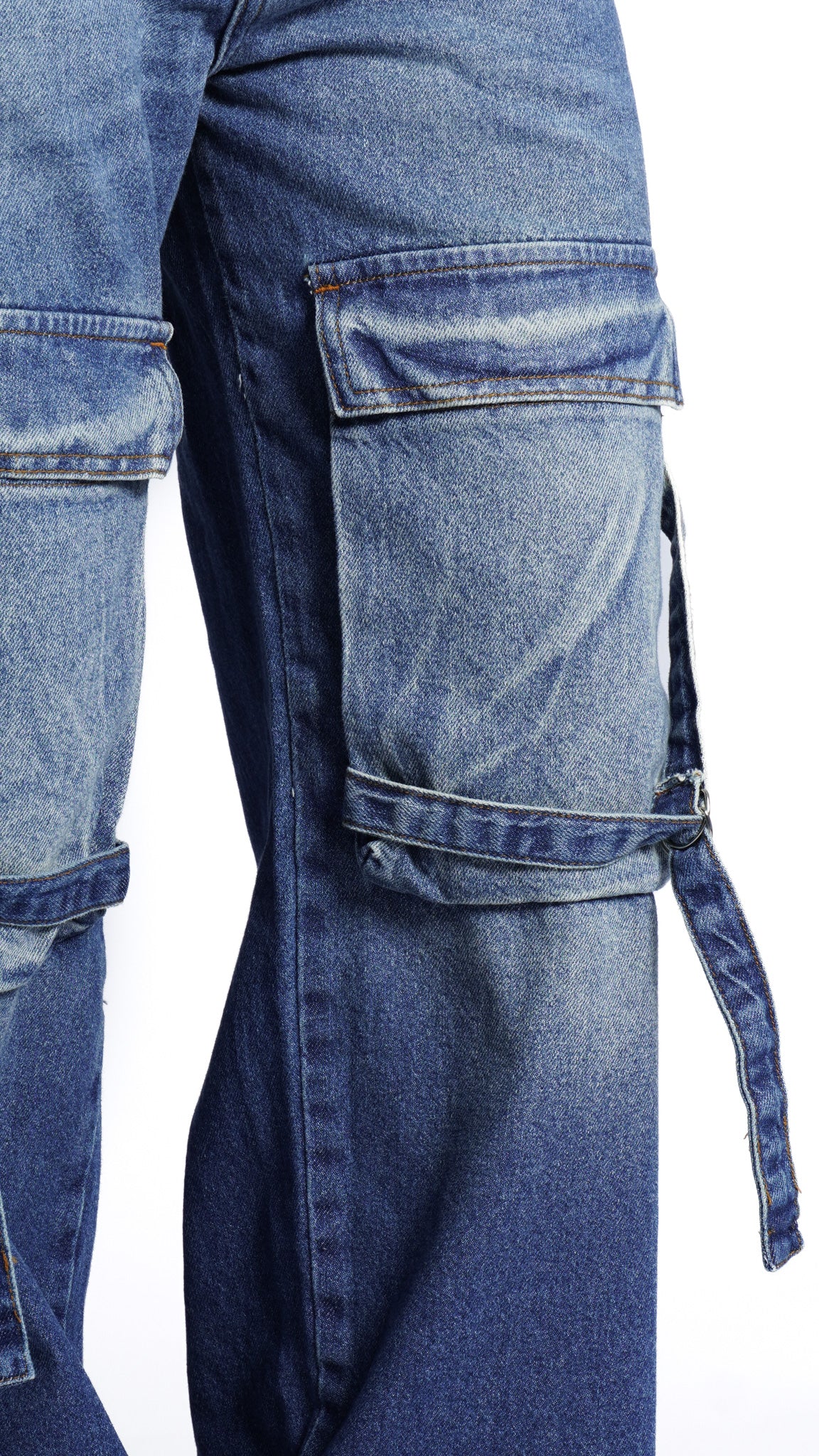 CALÇA JEANS BELT OCEAN