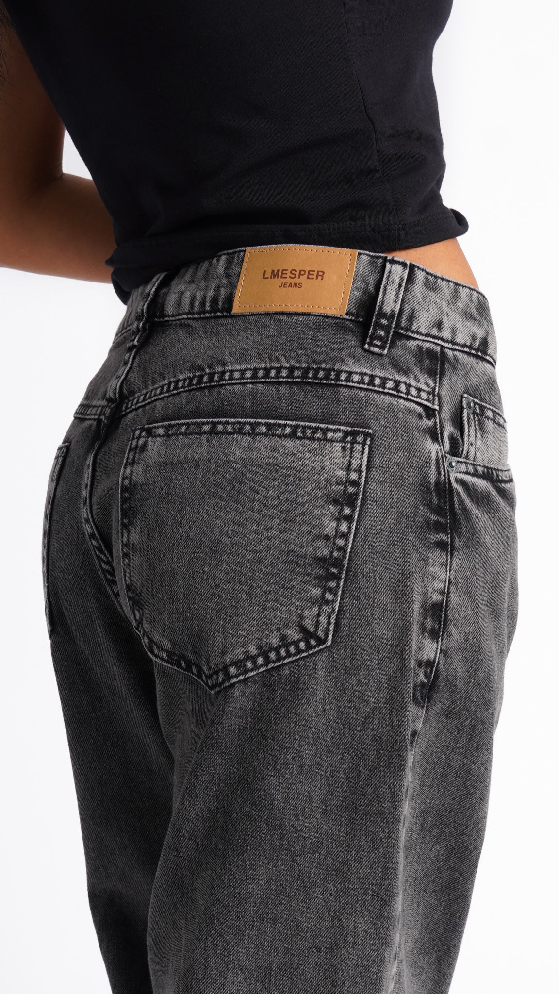 CALÇA JEANS SKATER GRAFITE