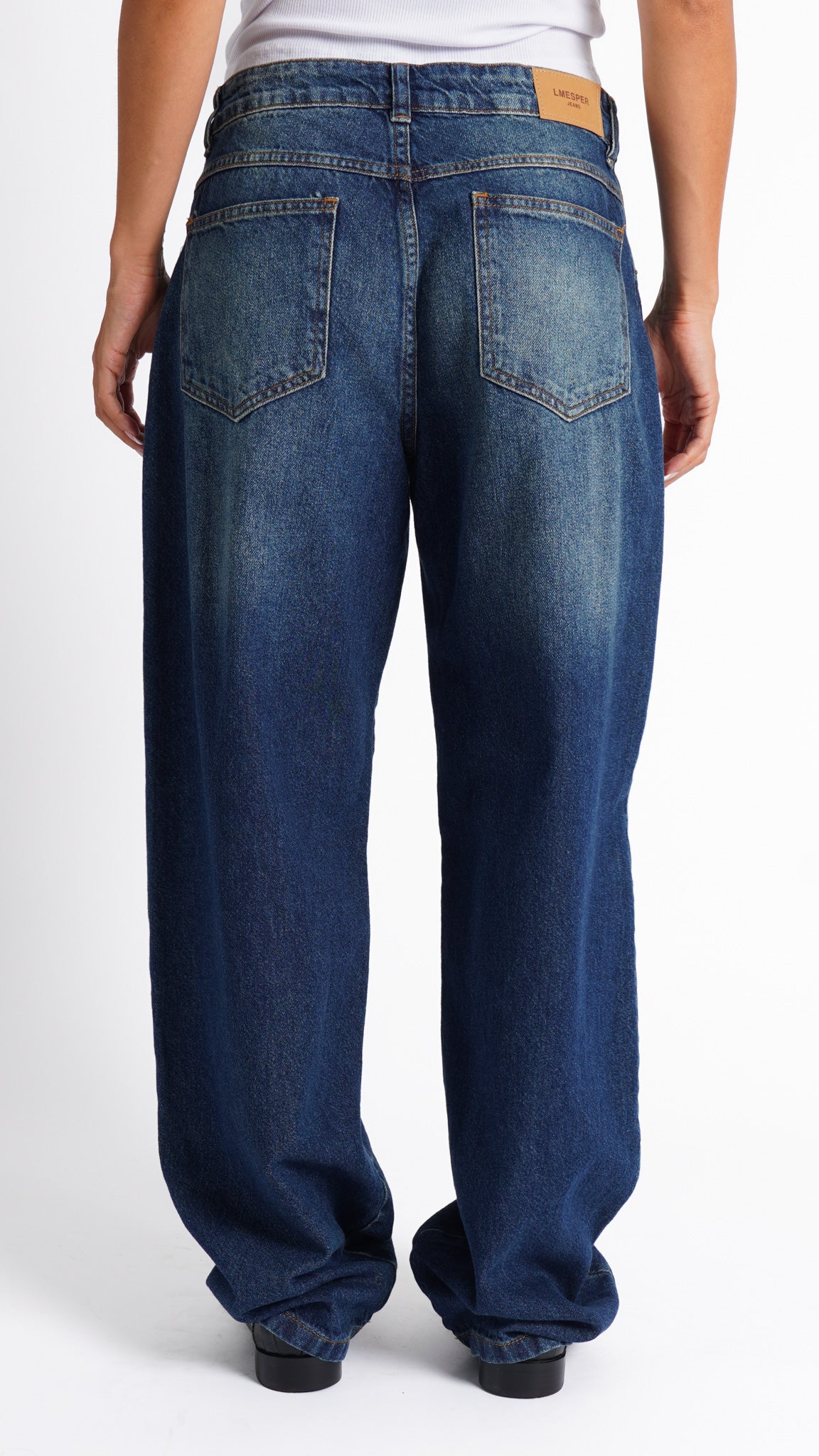 CALÇA JEANS OVERSIZED TRUE BLUE
