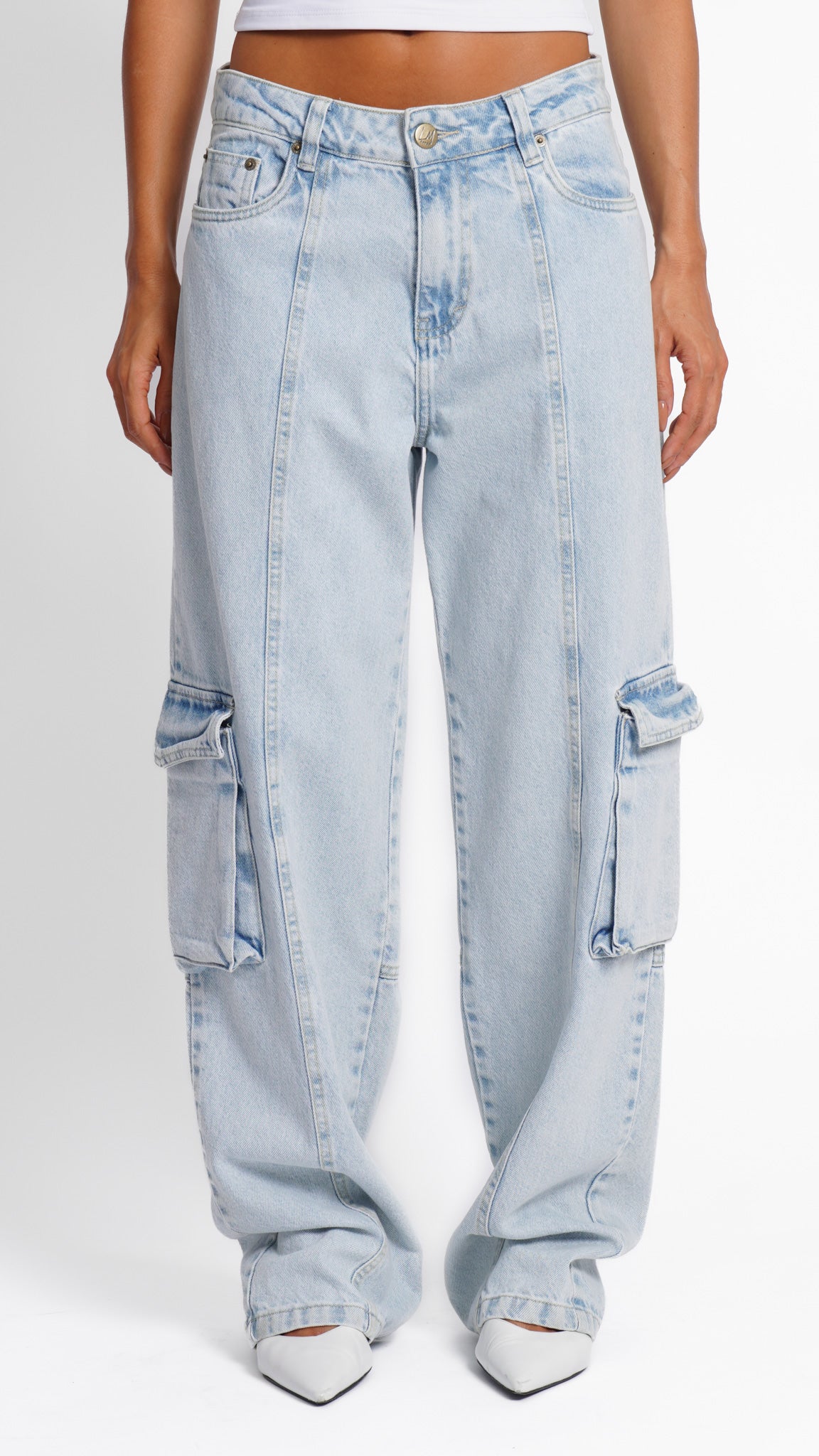 CALÇA JEANS SKATER SKY