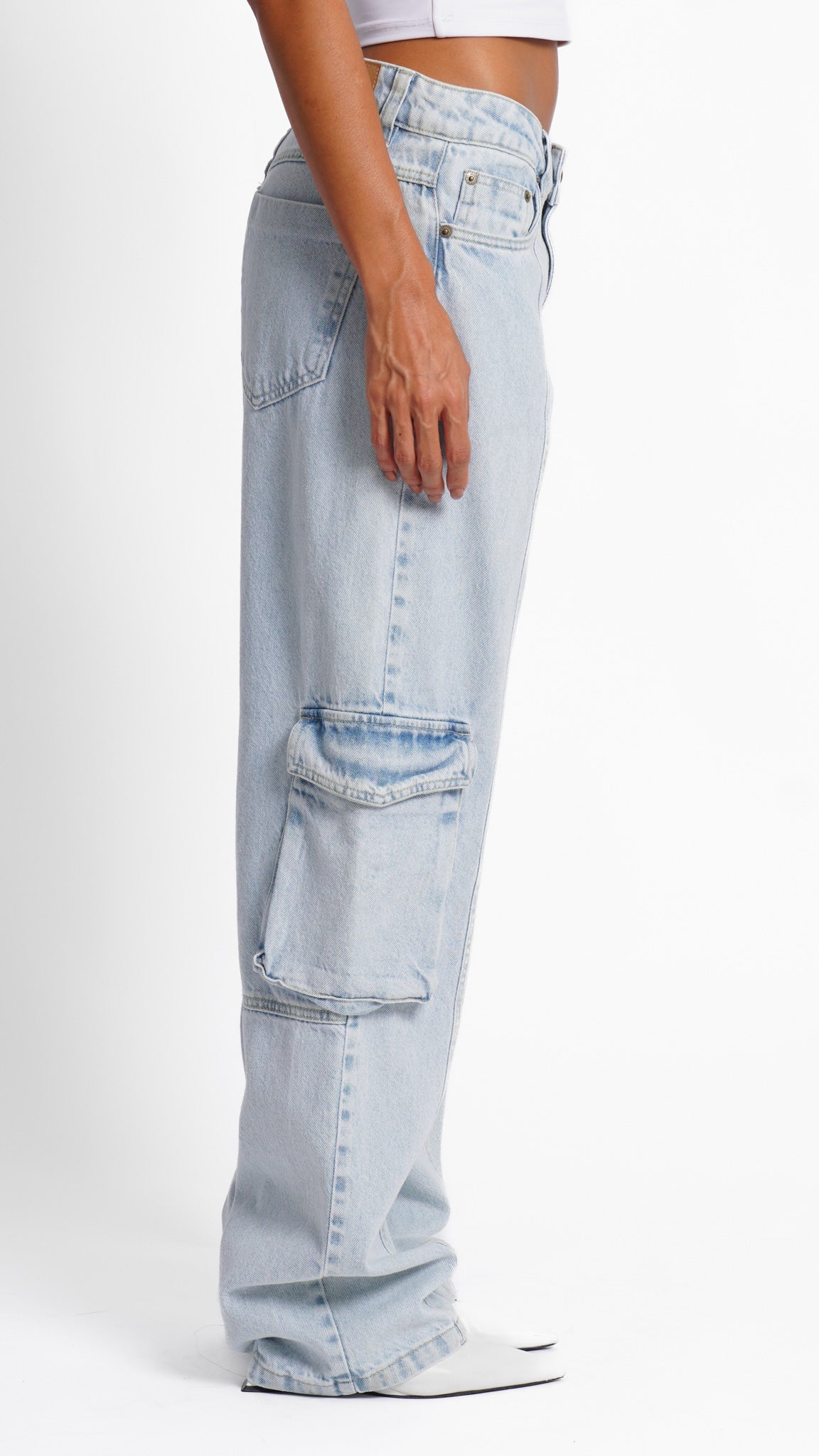 CALÇA JEANS SKATER SKY