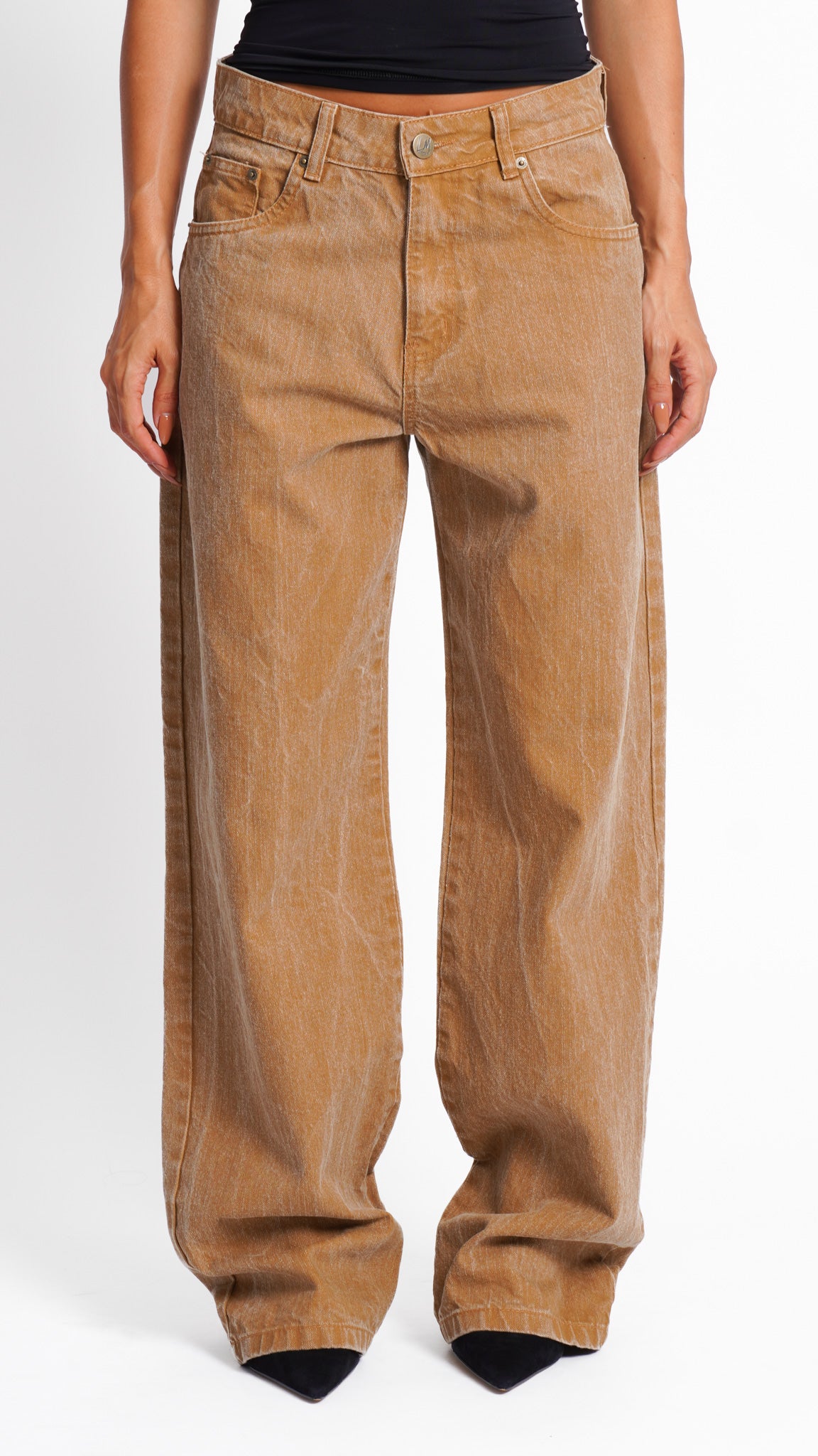 CALÇA JEANS OVERSIZED WOOD