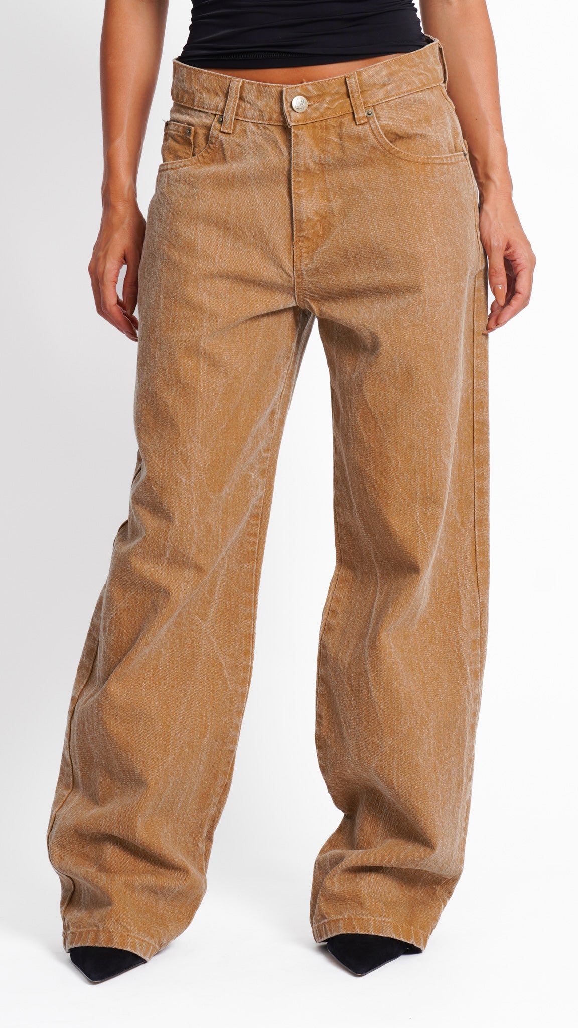 CALÇA JEANS OVERSIZED WOOD