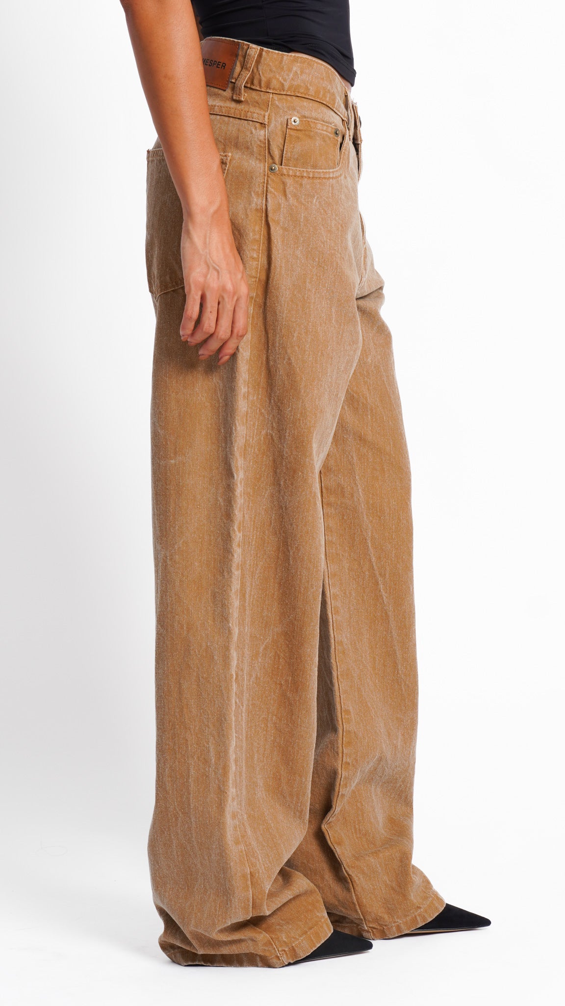 CALÇA JEANS OVERSIZED WOOD