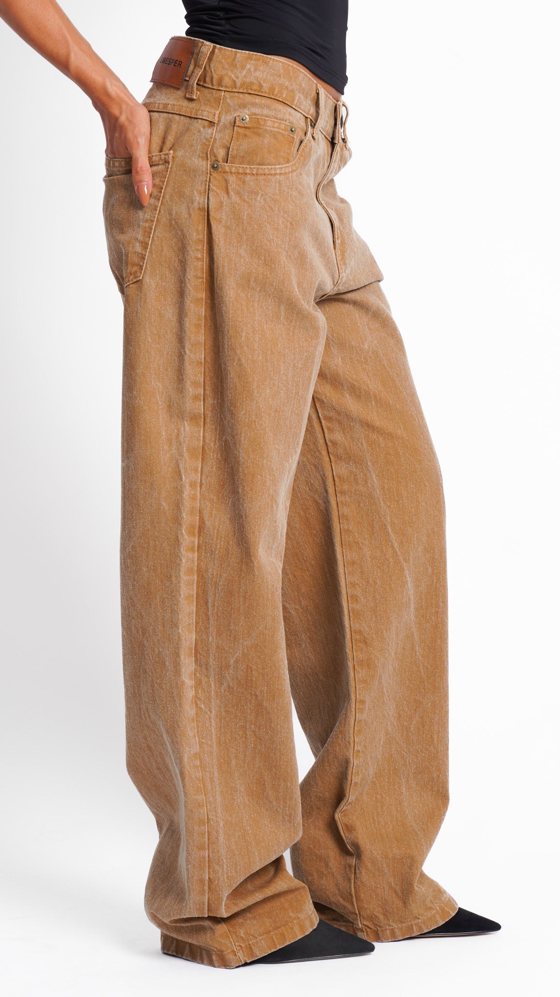 CALÇA JEANS OVERSIZED WOOD