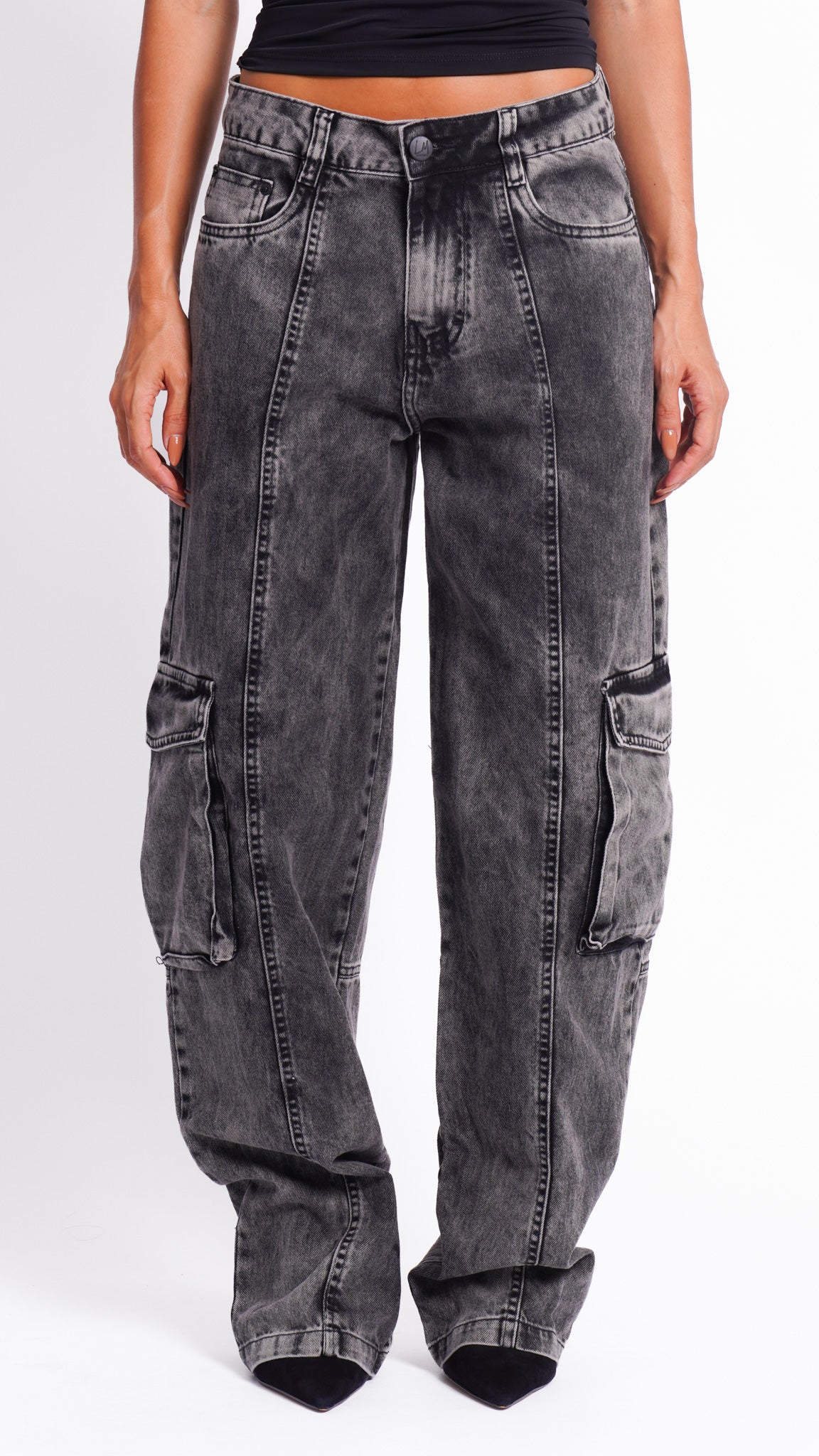 CALÇA JEANS SKATER CHUMBO