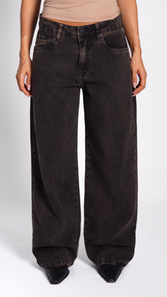 CALÇA JEANS OVERSIZED COFFEE