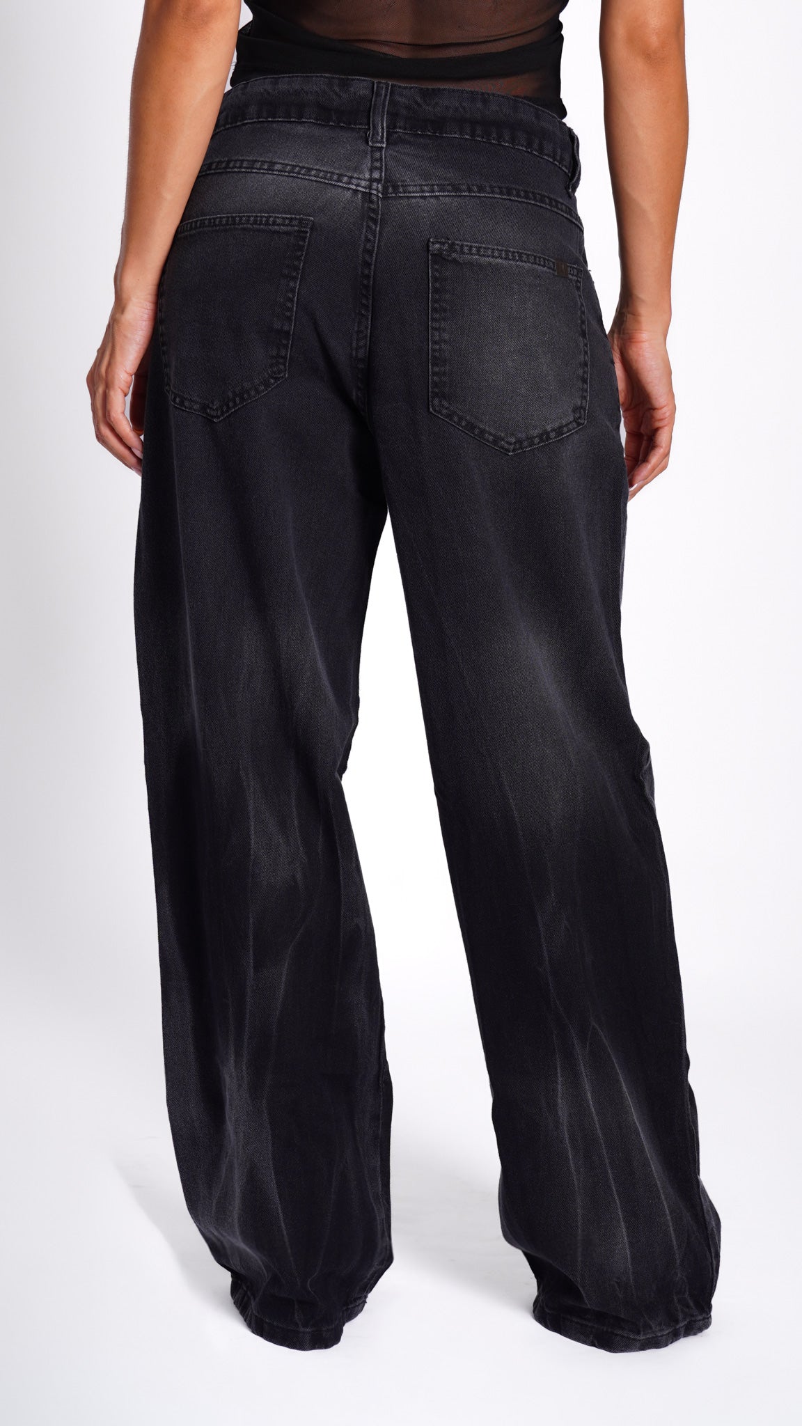 CALÇA JEANS OVERSIZED FADE