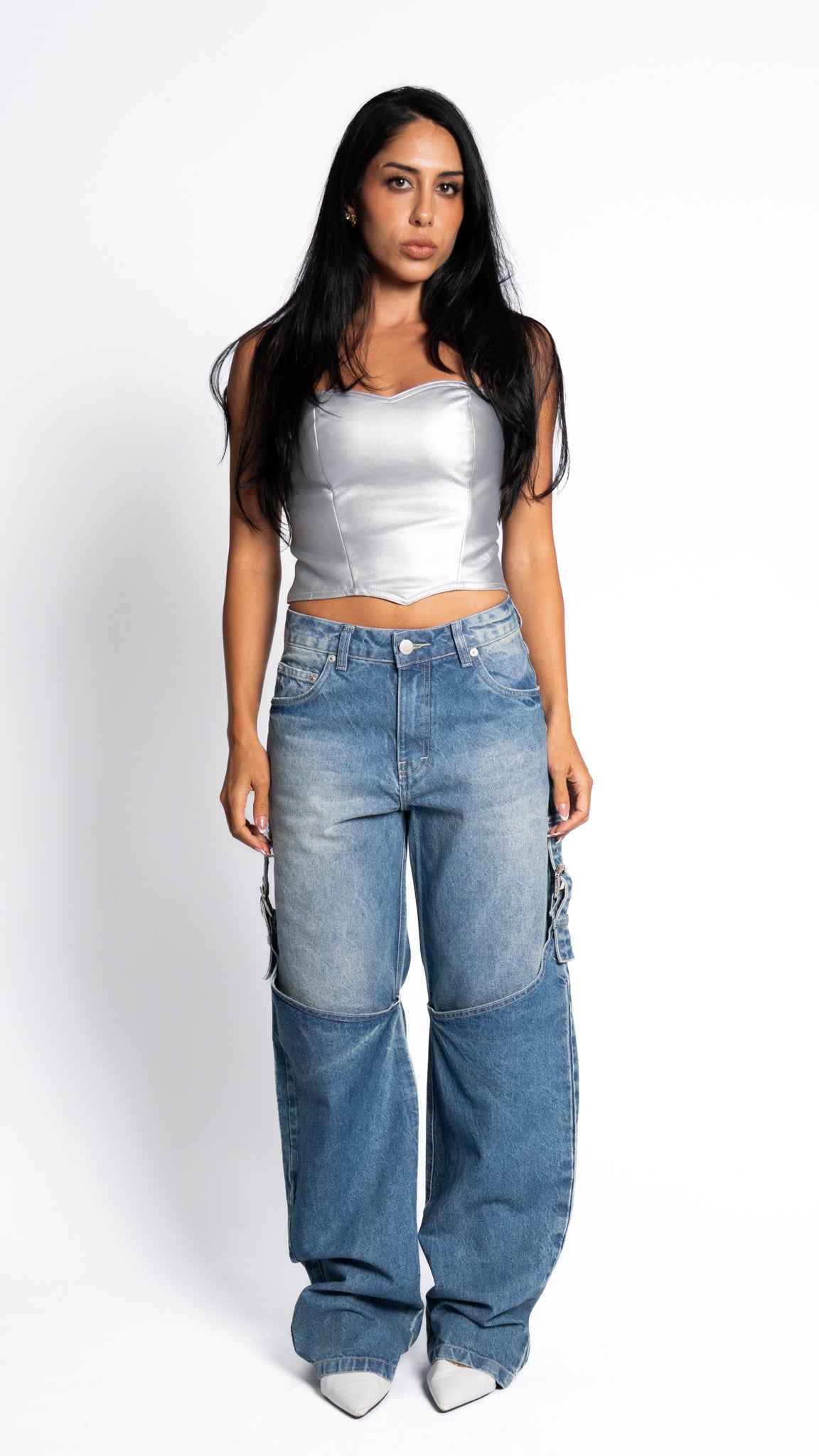 CALÇA JEANS RETA WESTERN
