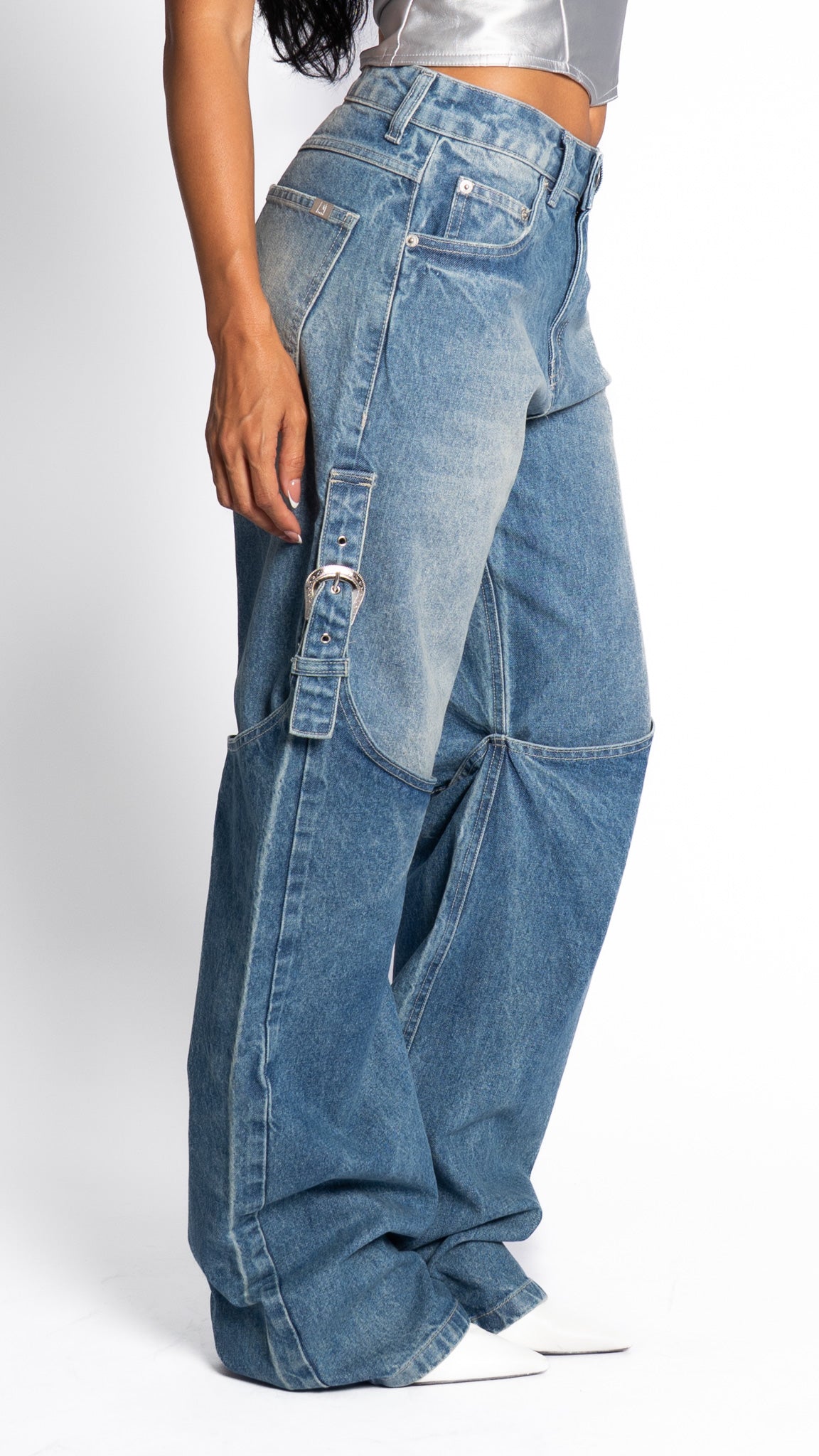 CALÇA JEANS RETA WESTERN