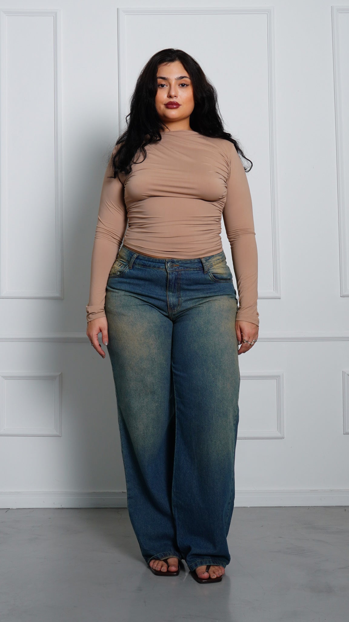 BLUSA CONTOUR NUDE